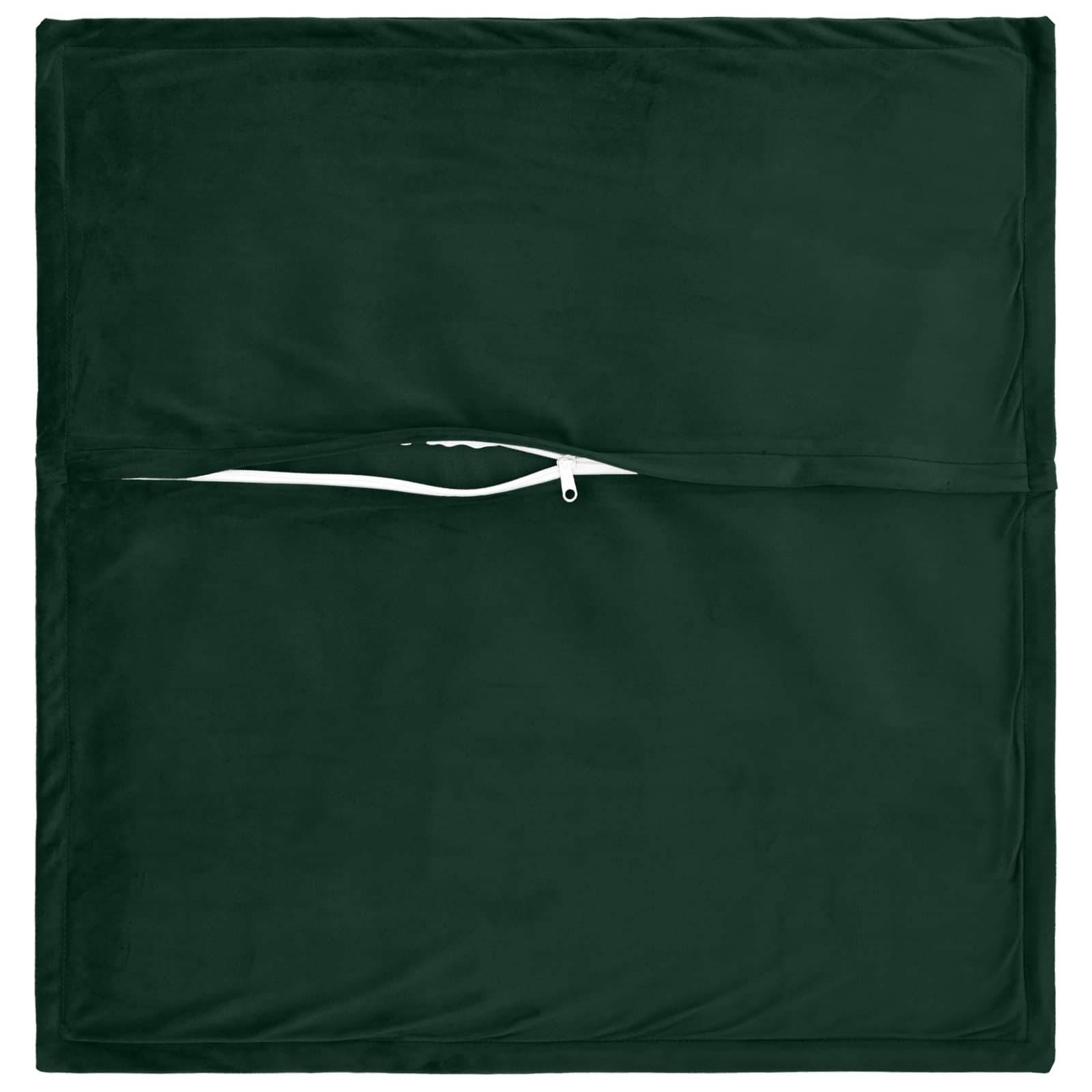 Párna huzat 2 pcs houten sötétzöld 55 x 55 cm bársony