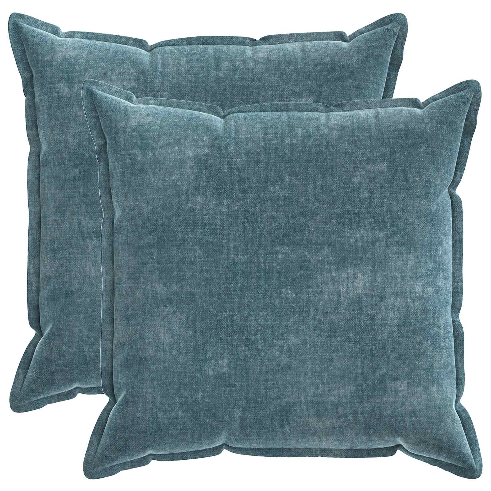 Párna huzat 2 db houten kék 55 x 55 cm chenille szövet