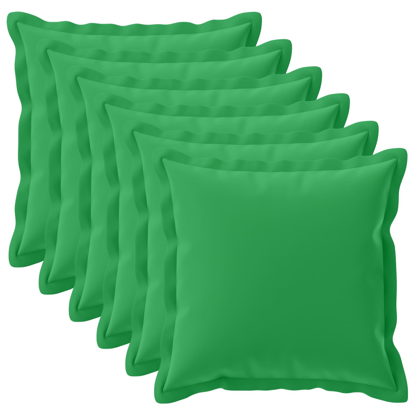 Párna huzat 6 db houten zöld 55 x 55 cm poliészter