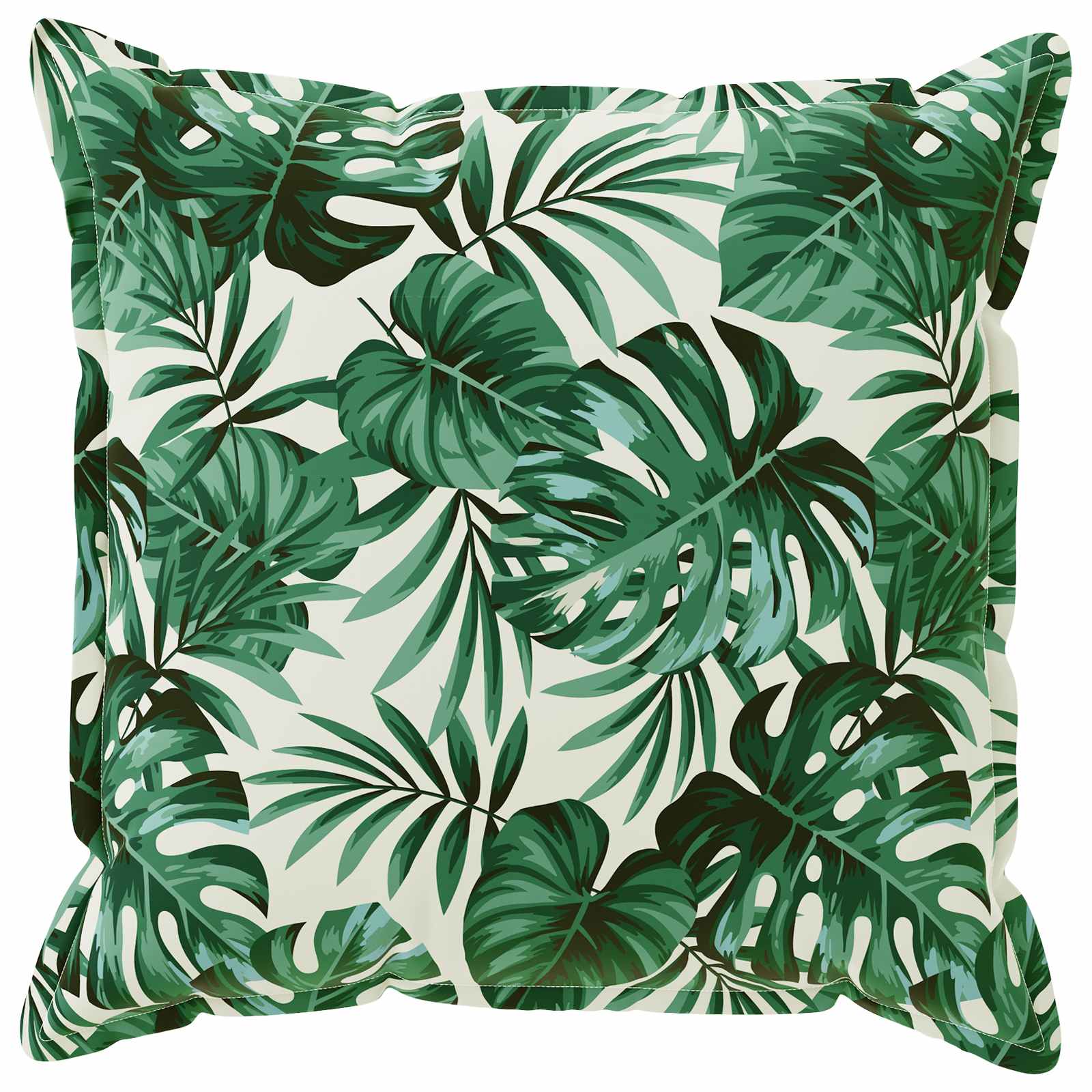 Párna huzat 2 db houten levélminta 55 x 55 cm poliészter