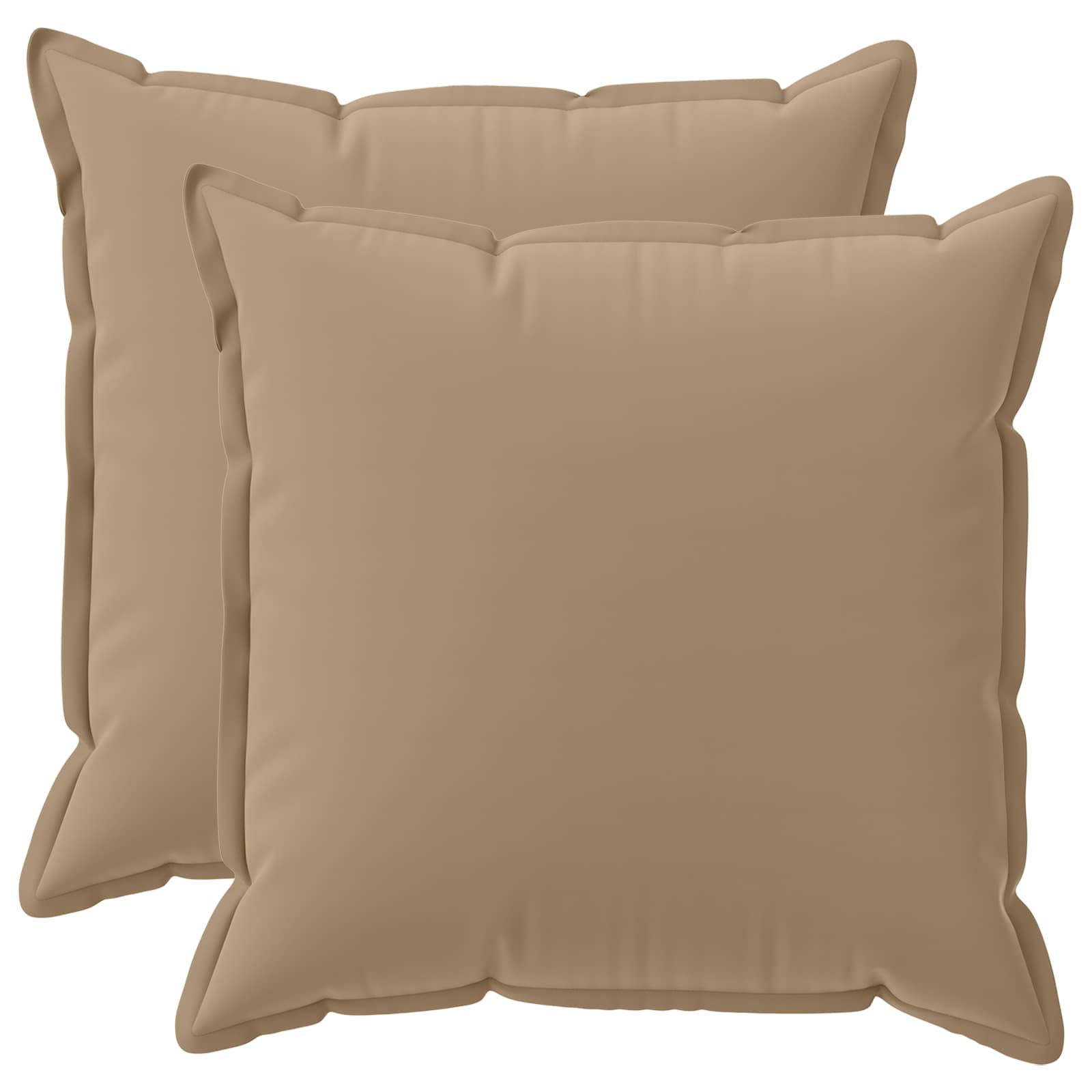 Párna huzat 2 db houten tópszínű 55 x 55 cm poliészter