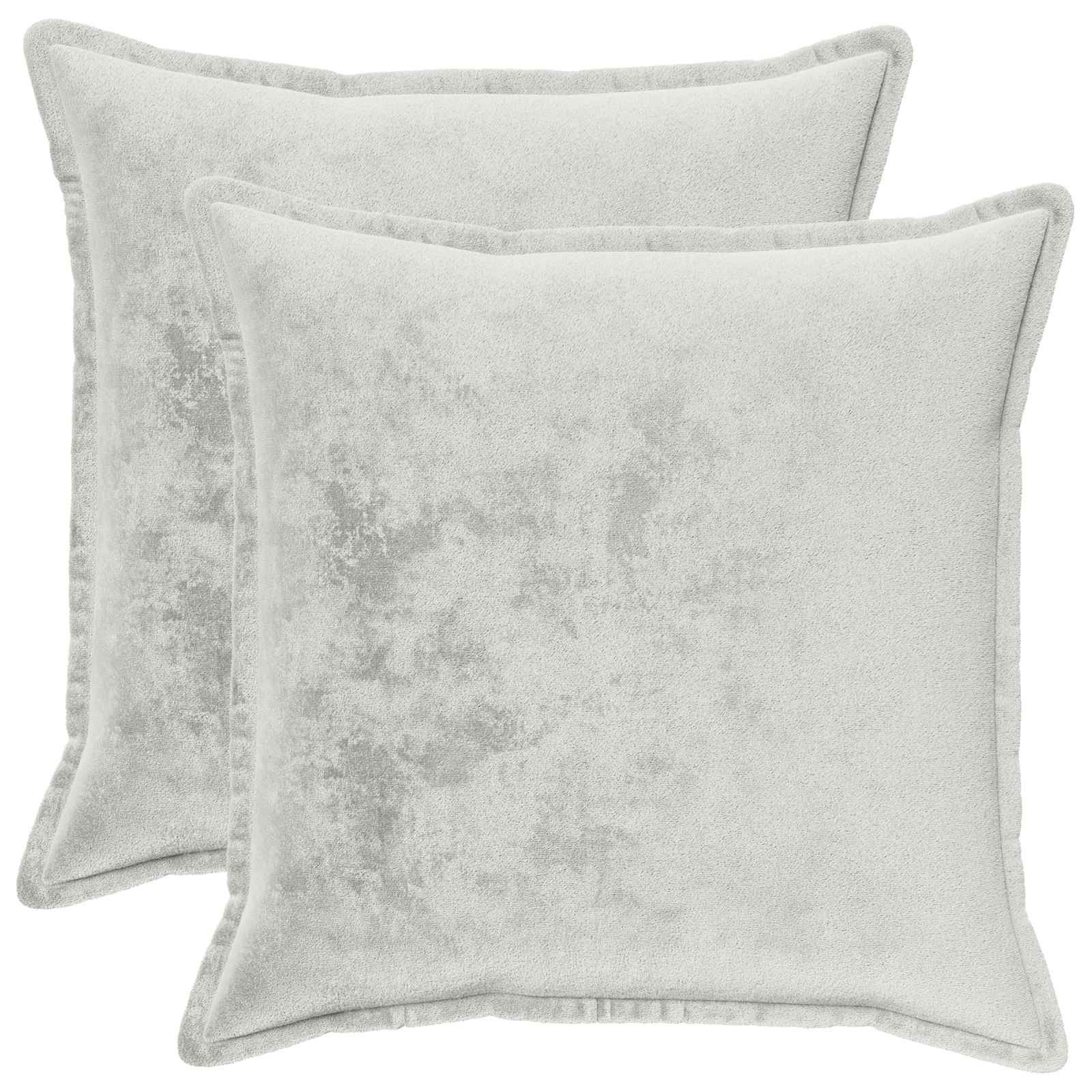 Párna huzat 2 pcs houten világosszürke 55 x 55 cm flanell