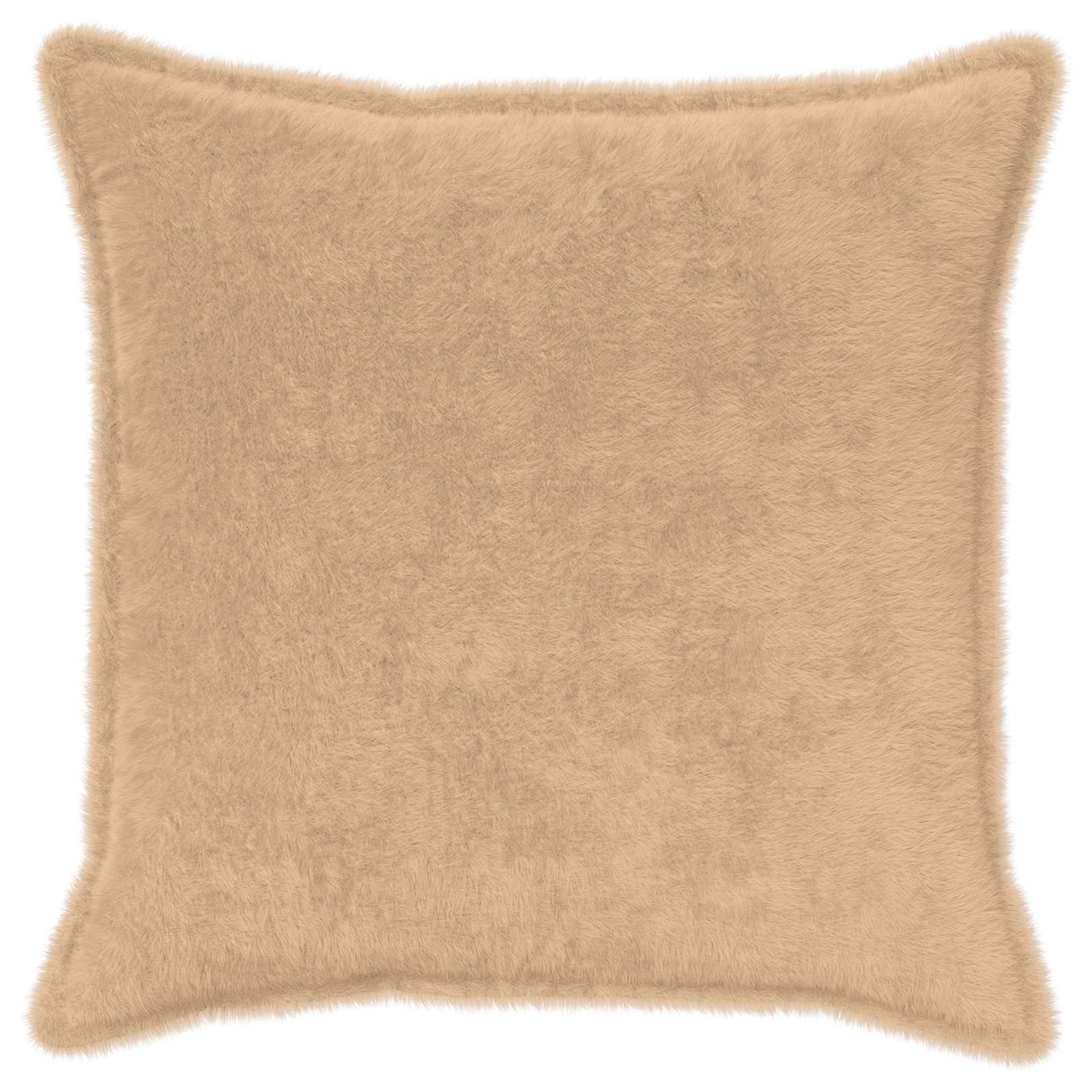 Párna huzat 2 db houten krémszínű 55 x 55 cm műnyúl szőr