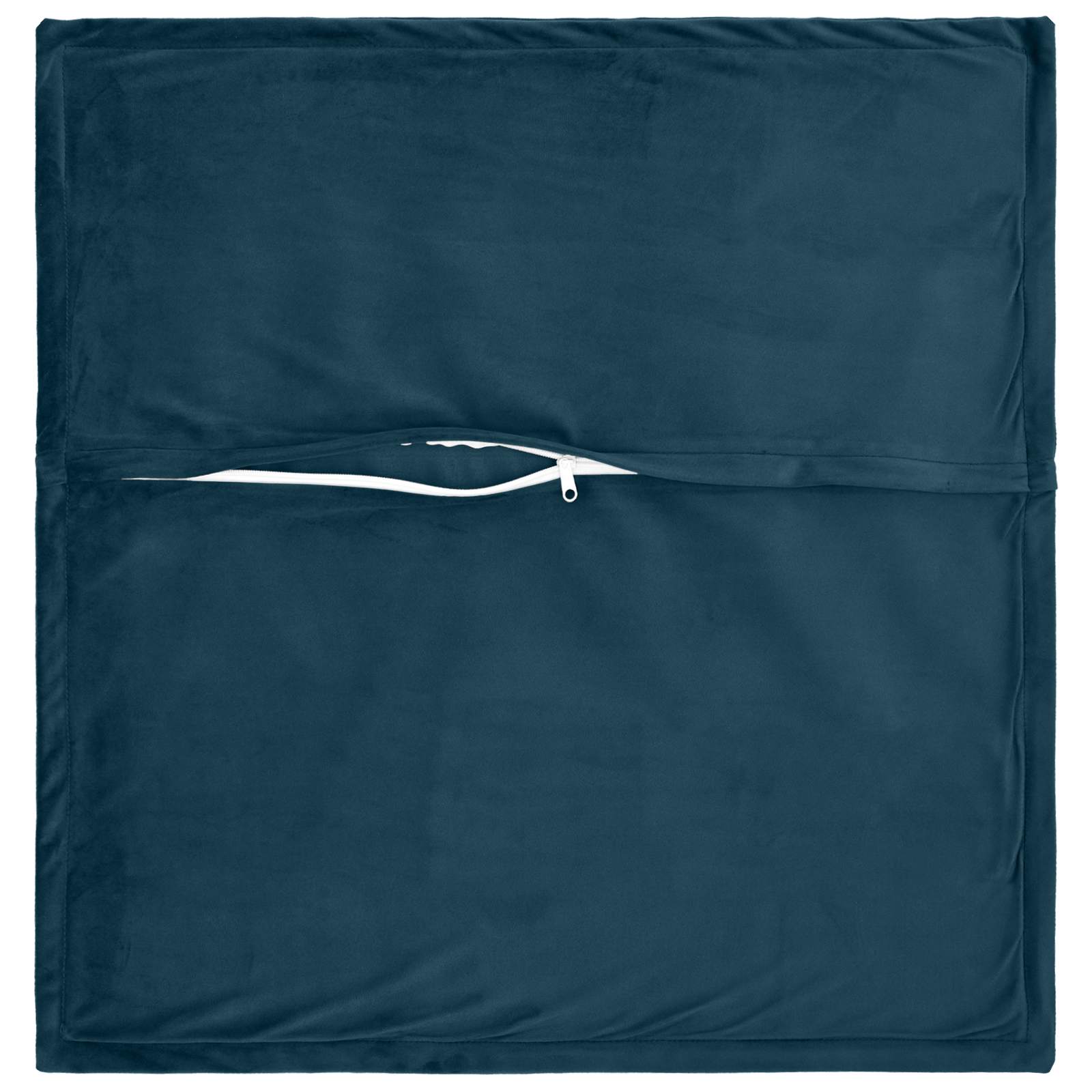 Párna huzat 6 pcs houten kék 60 x 60 cm bársony