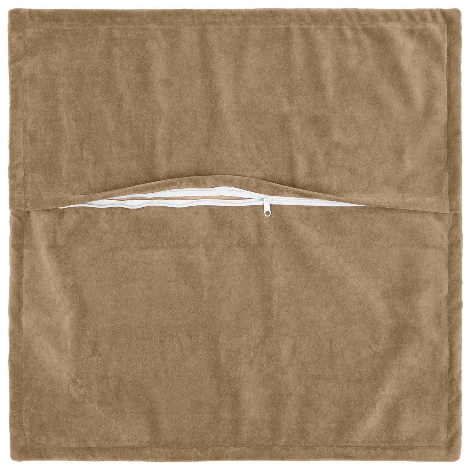 Párna huzat 6 pcs houten tópszínű 60 x 60 cm mikroszálas plüss