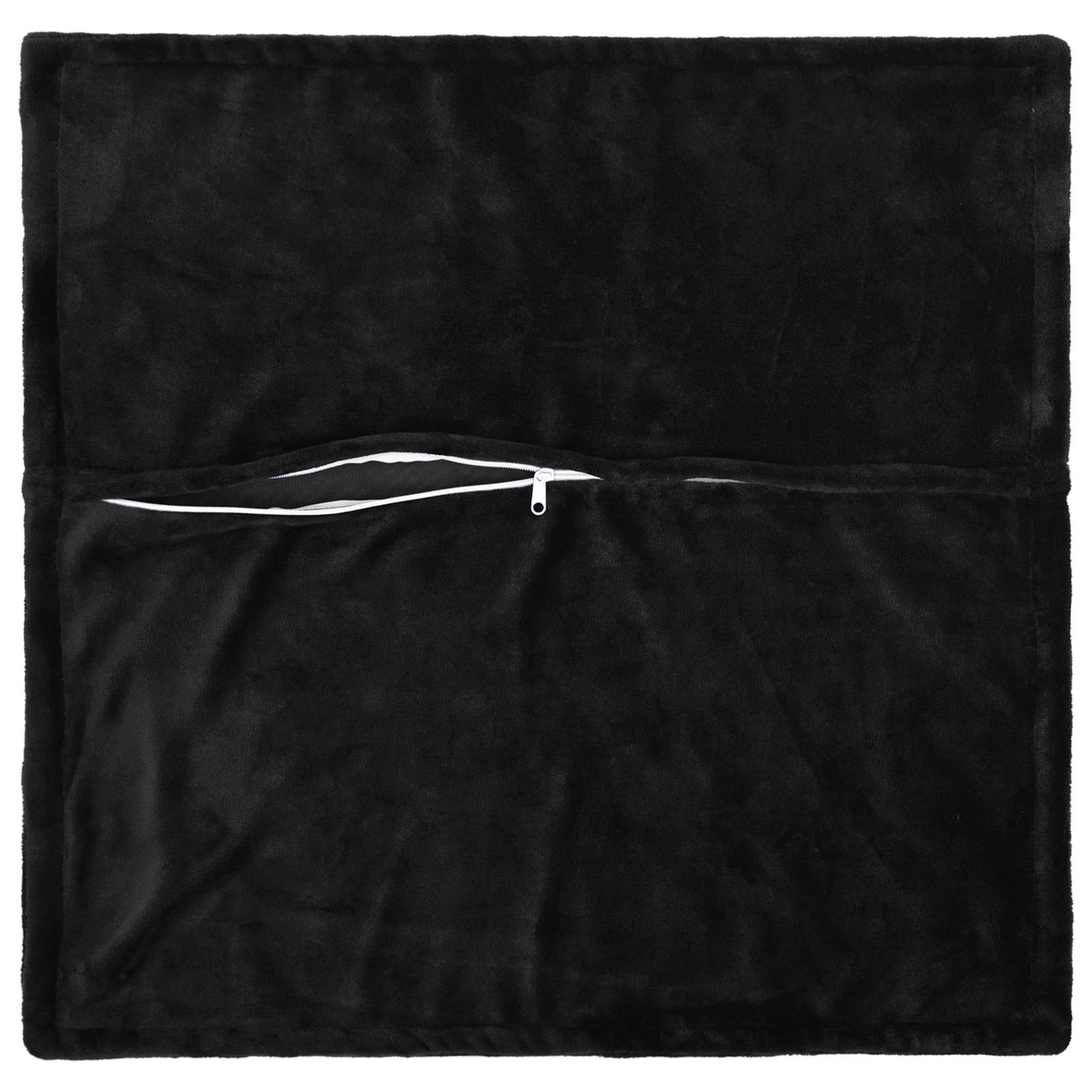Párna huzat 2 pcs houten fekete 60 x 60 cm flanell