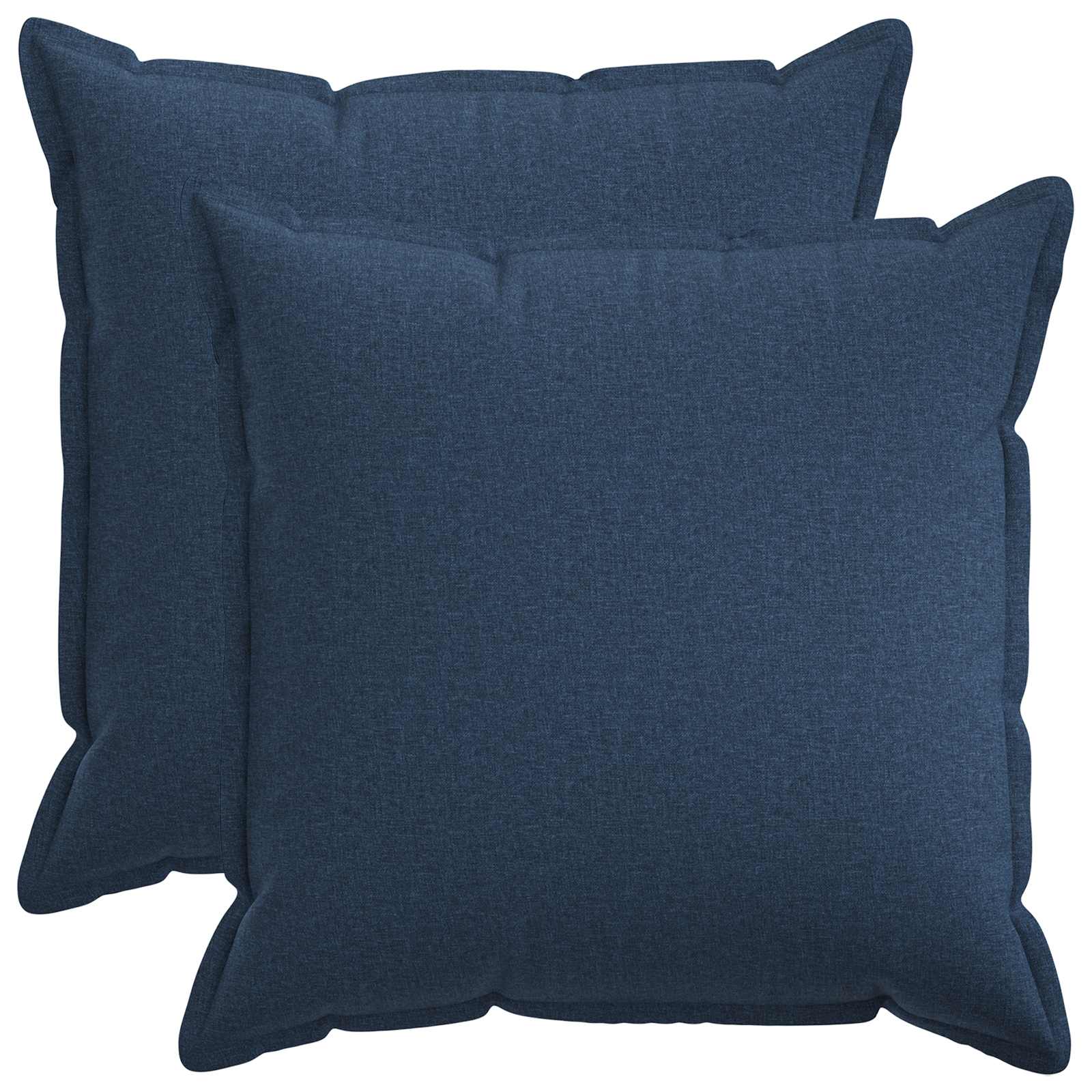 Párna huzat 2 pcs houten kék 70 x 70 cm műlenszövet