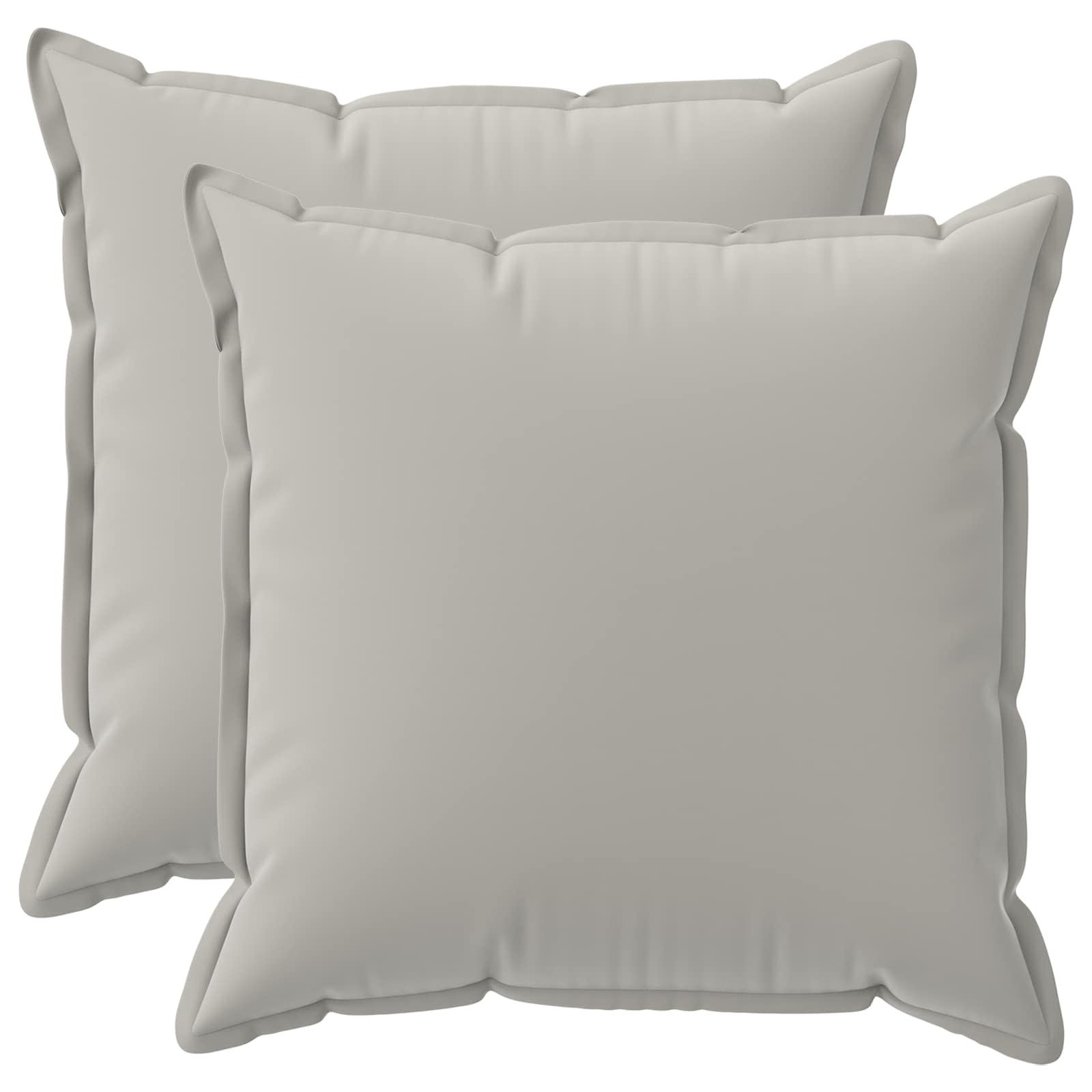 Párna huzat 2 db houten szürke 70 x 70 cm poliészter