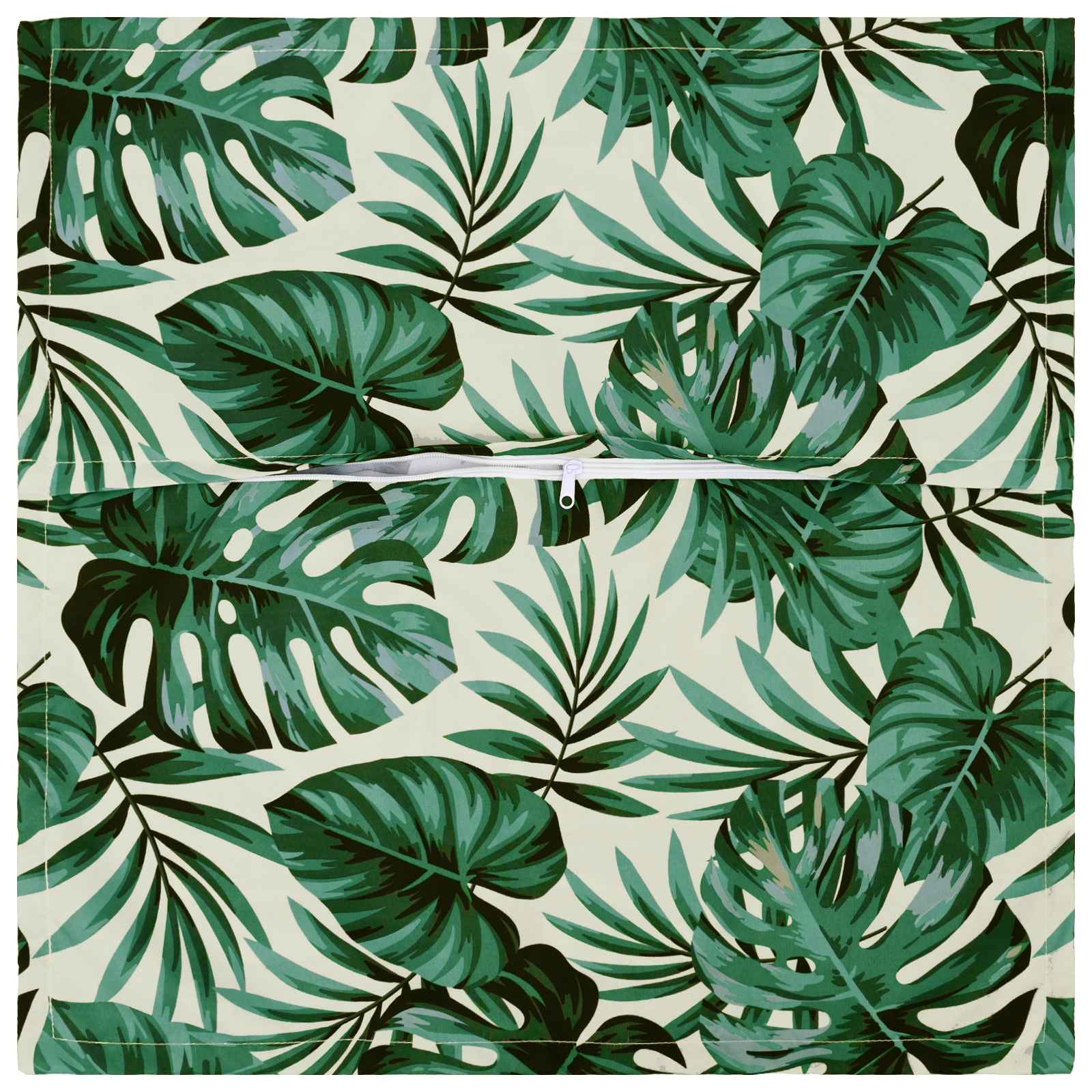 Párna huzat 2 db houten levélminta 70 x 70 cm poliészter