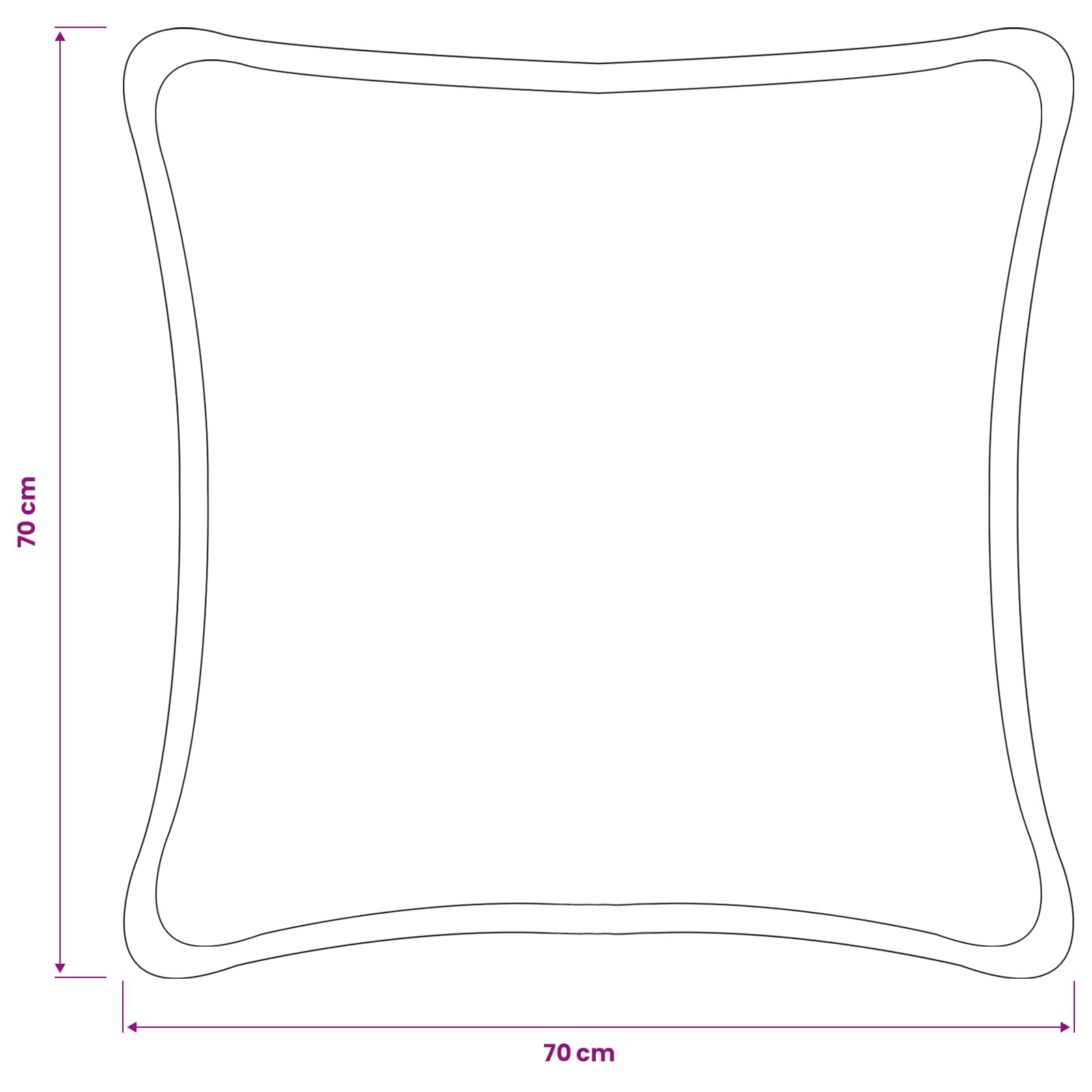 Párna huzat 6 pcs houten sötétzöld 70 x 70 cm bouclé