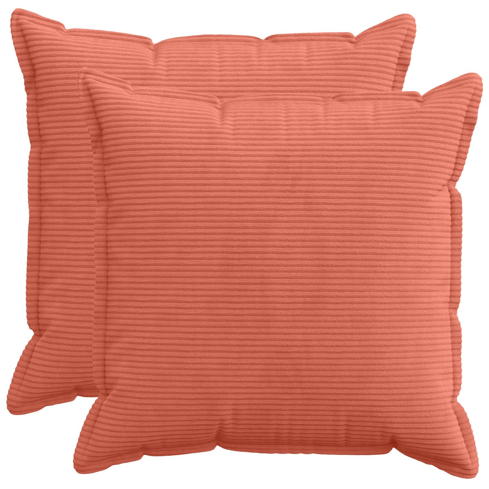 Párna huzat 2 db houten piros narancs 80 x 80 cm cord