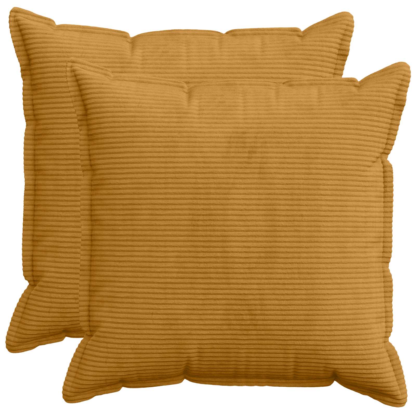 Párna huzat 2 db houten sárga 80 x 80 cm cord