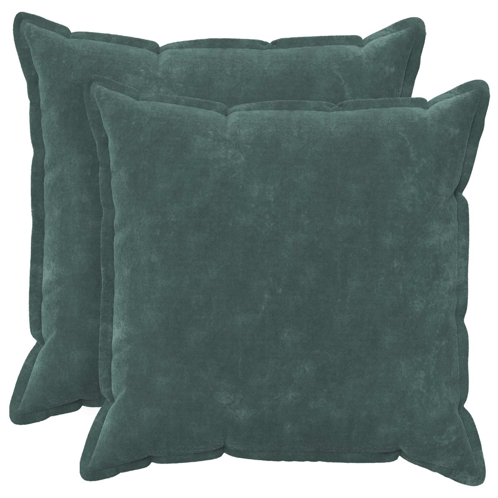 Párna huzat 2 pcs houten tengerkék 80 x 80 cm mikroszálas plüss