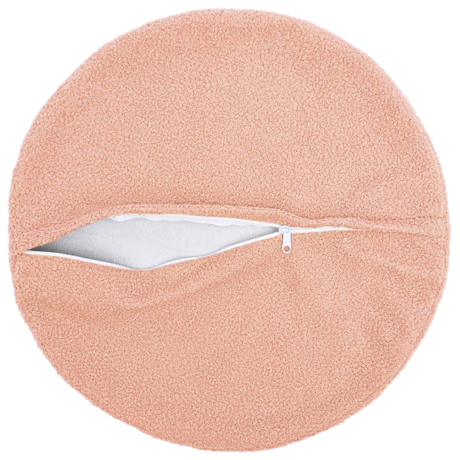 Párna huzat 6 pcs heerlen rózsaszín ø 30 cm bouclé