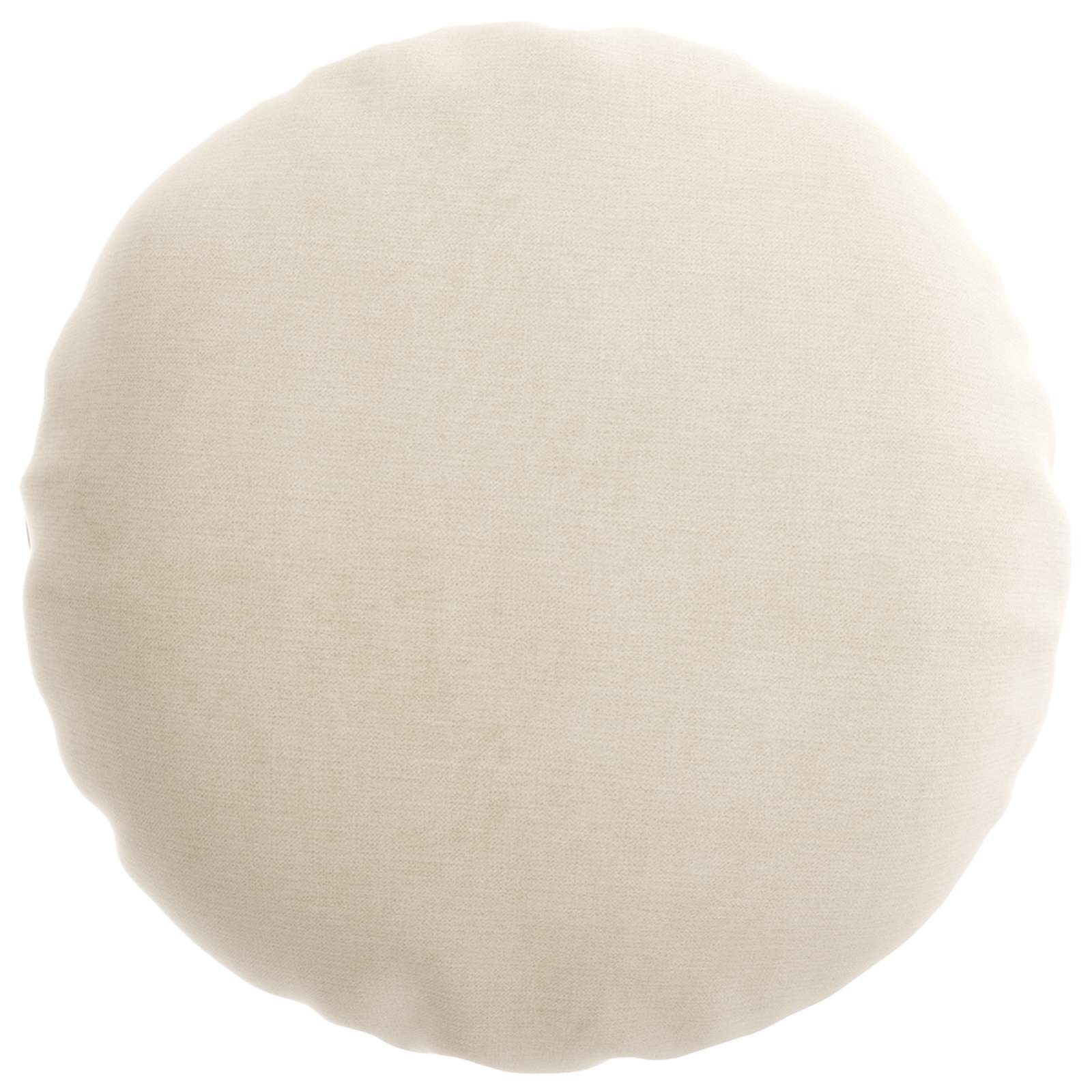 Párna huzat 2 db heerlen krémszínű ø 30 cm chenille szövet