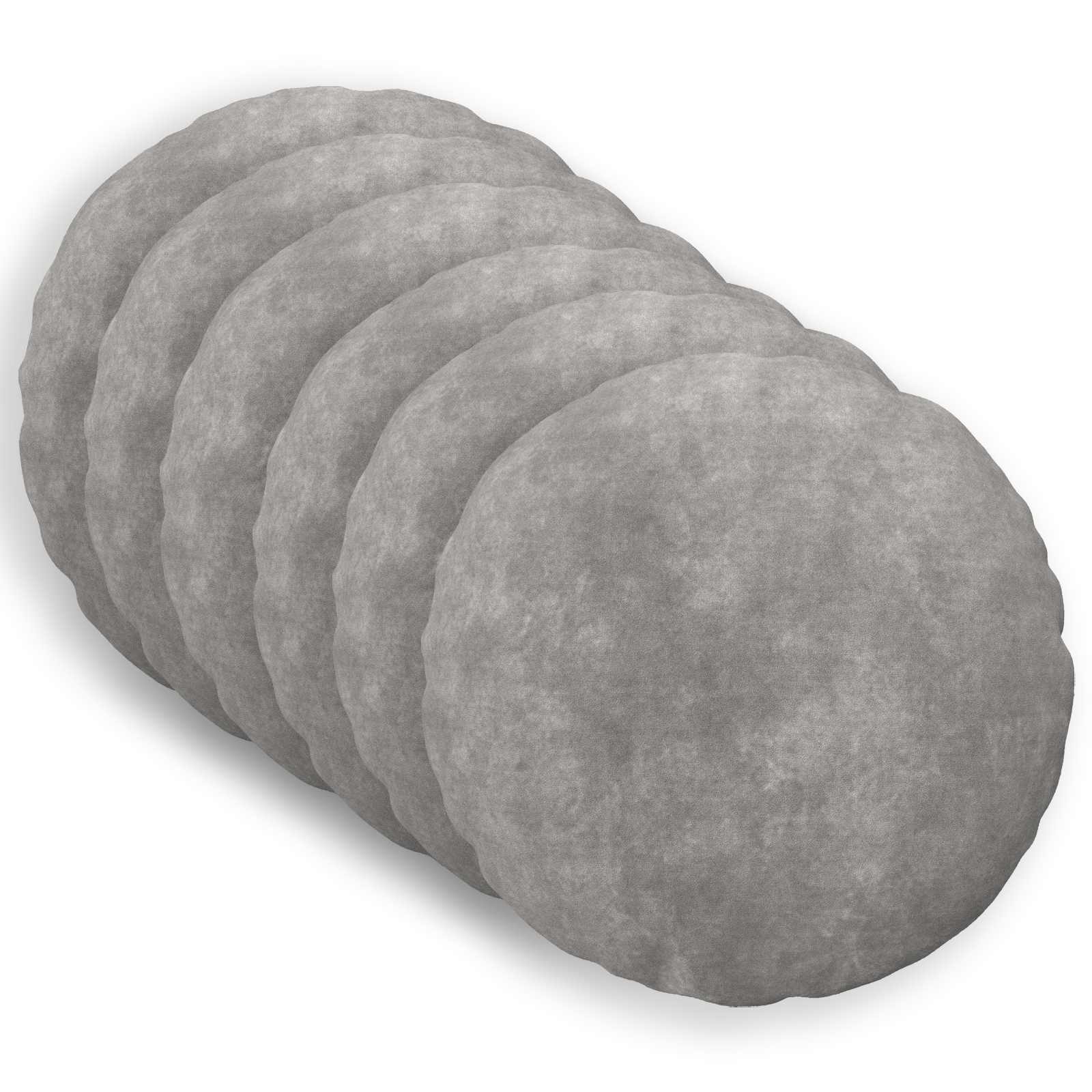 Párna huzat 6 pcs heerlen világosszürke ø 30 cm