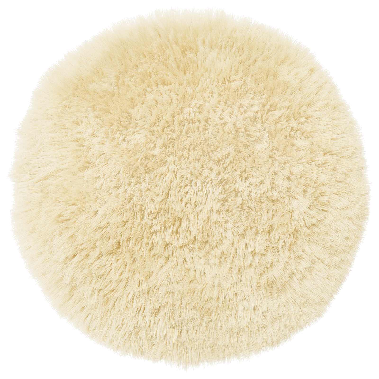 Párna huzat 2 pcs heerlen krémszínű ø 30 cm pv mikroplüss
