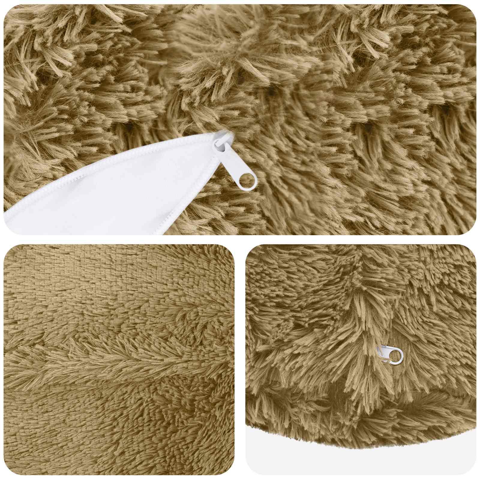 Párna huzat 6 pcs heerlen világos zöld ø 30 cm pv mikroplüss