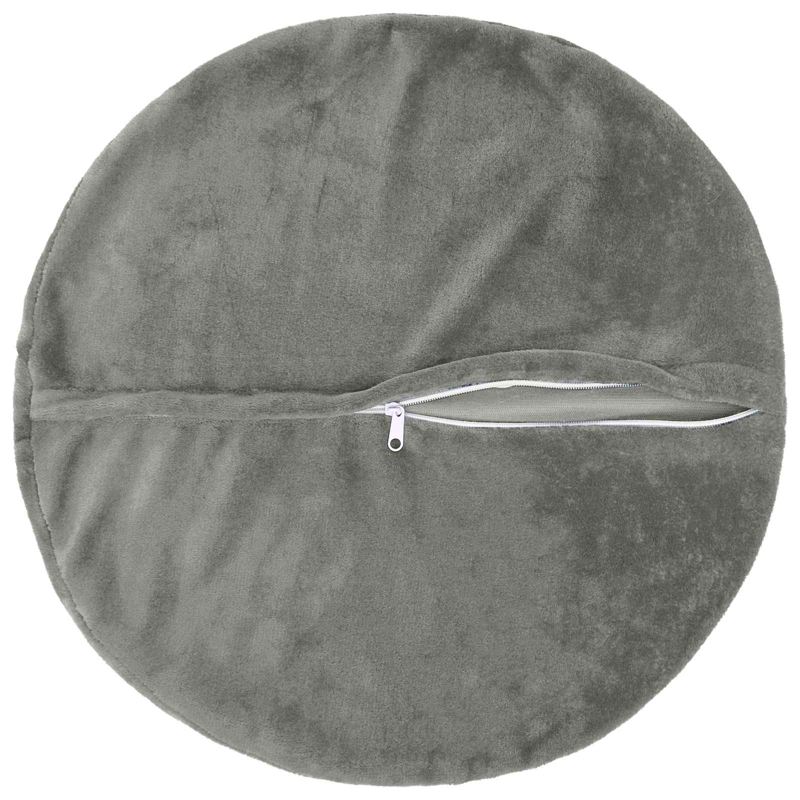 Párna huzat 6 pcs heerlen sötétszürke ø 30 cm flanell