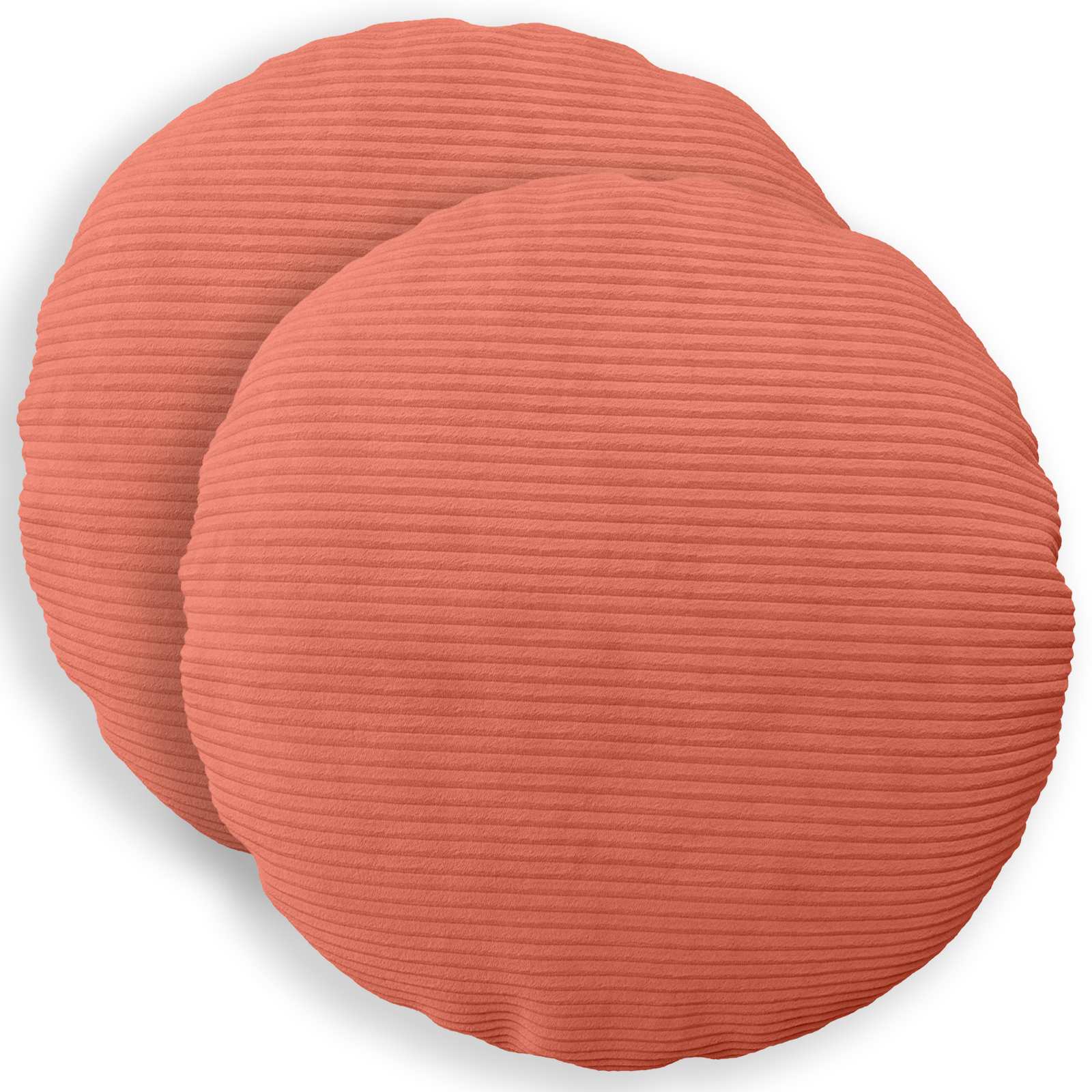Párna huzat 2 pcs heerlen piros narancs ø 40 cm cord