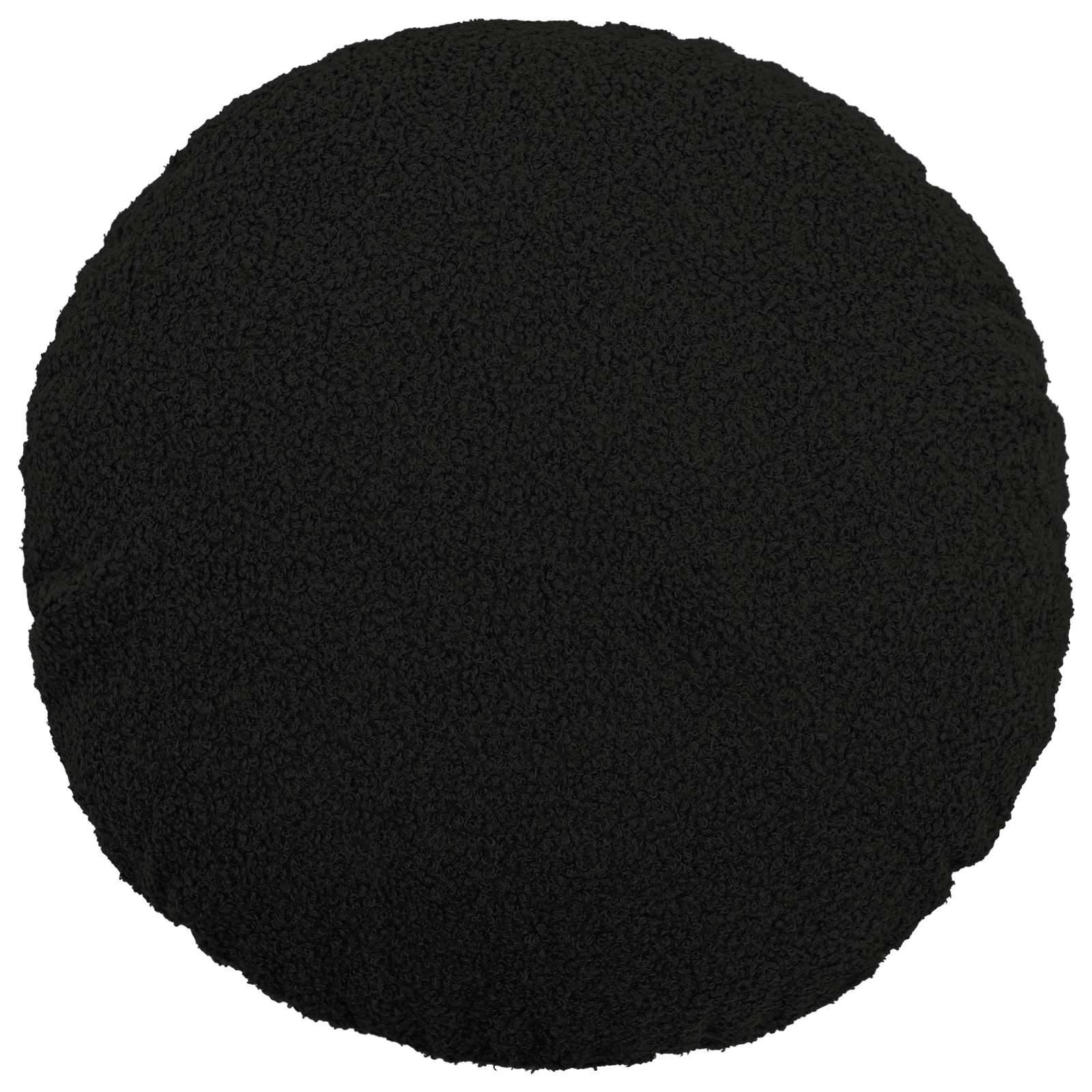 Párna huzat 6 pcs heerlen fekete ø 40 cm bouclé
