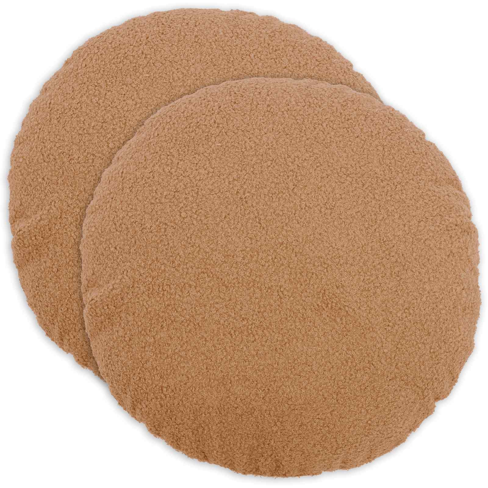 Párna huzat 2 pcs heerlen bézs ø 40 cm bouclé