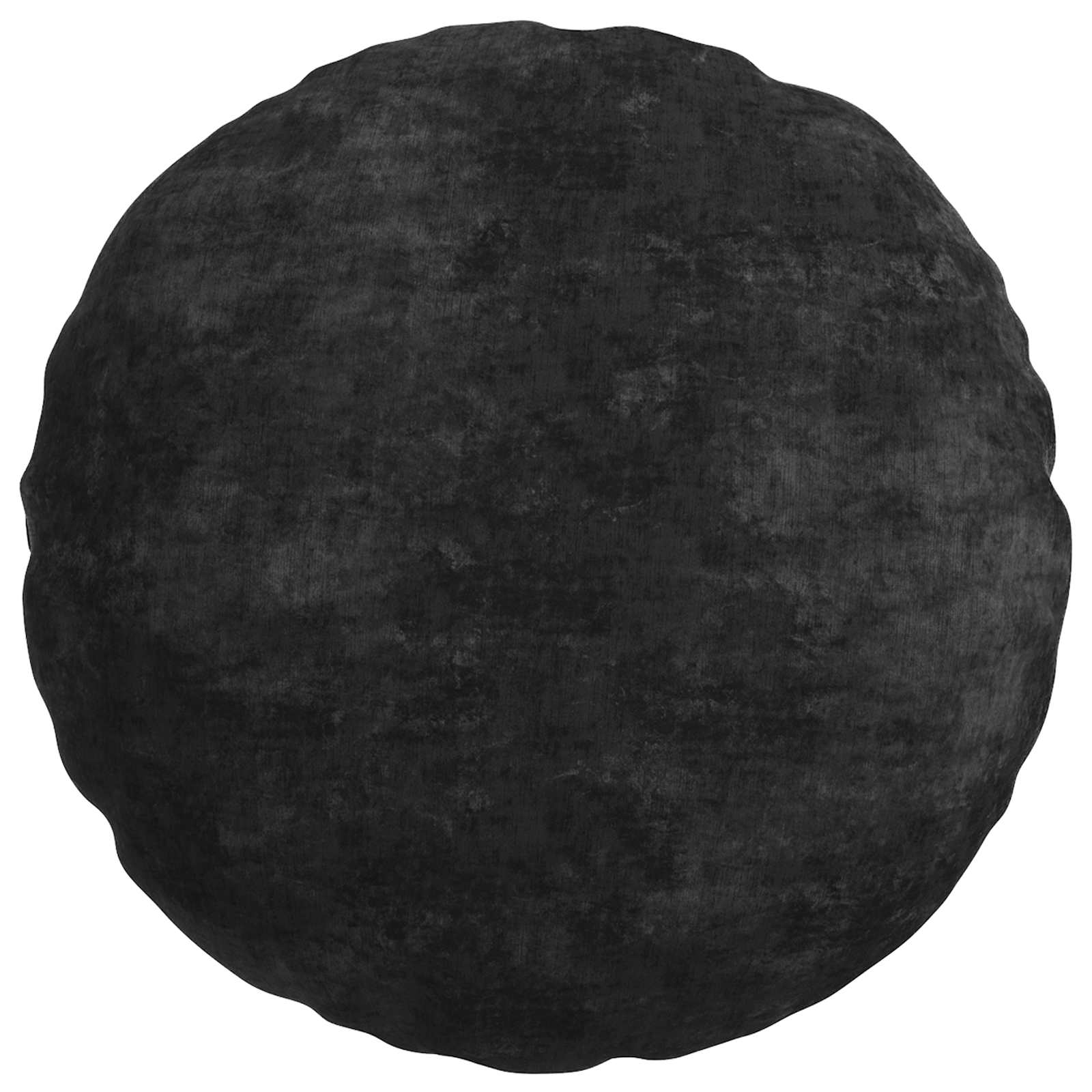 Párna huzat 2 db heerlen antracitszürke ø 40 cm chenille szövet