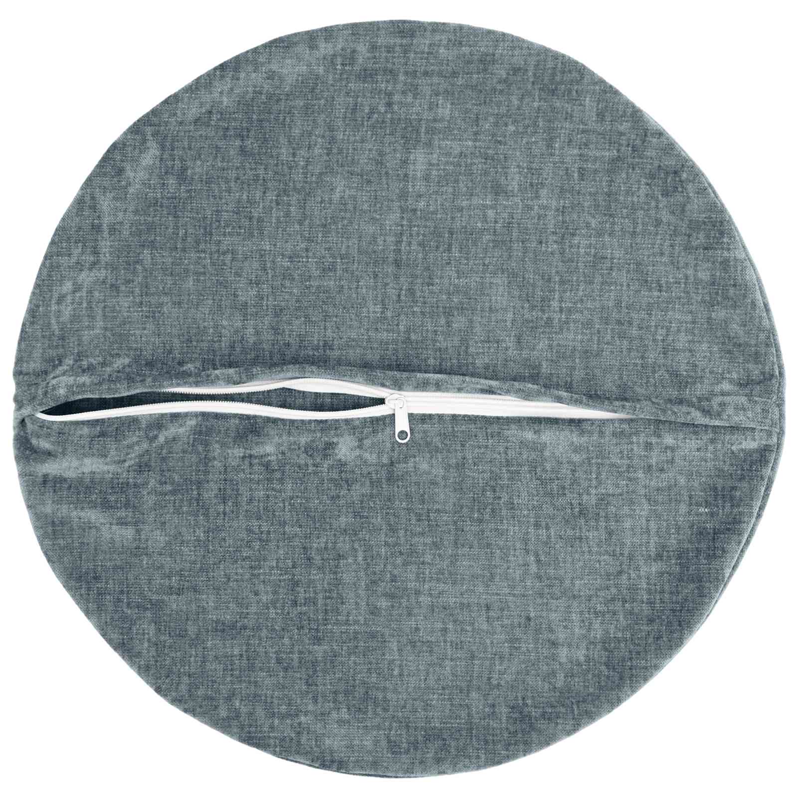 Párna huzat 2 db heerlen világoskék ø 40 cm chenille szövet