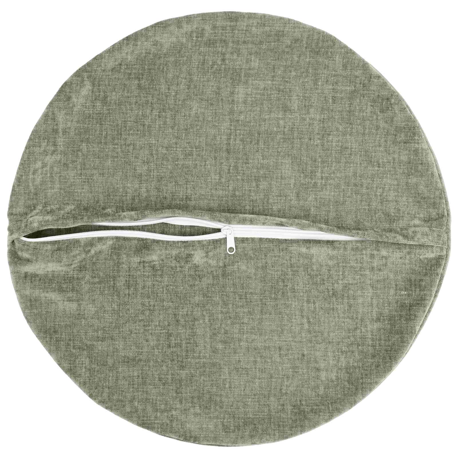 Párna huzat 2 pcs heerlen zöld ø 40 cm chenille szövet
