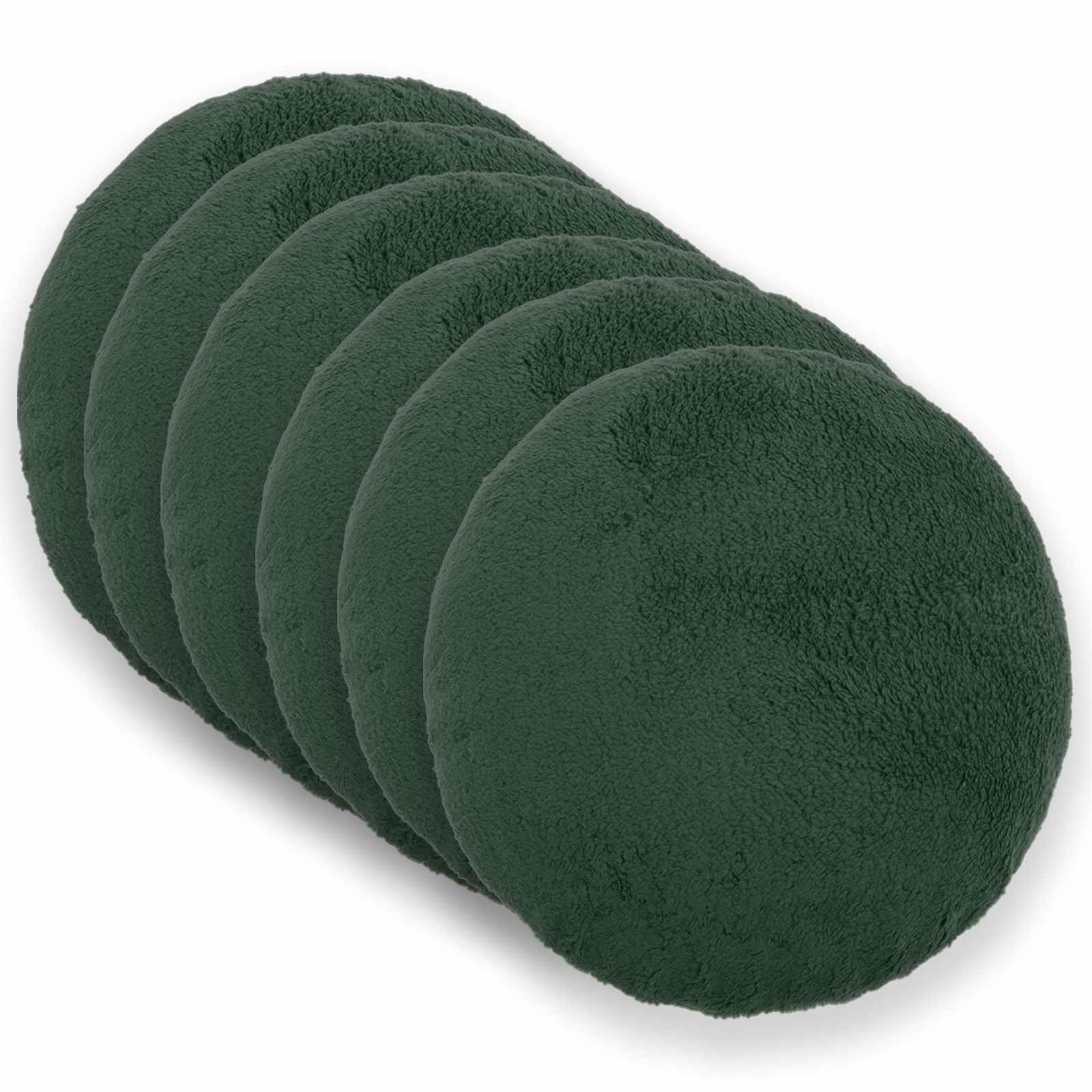Párna huzat 6 pcs heerlen sötétzöld ø 40 cm bouclé