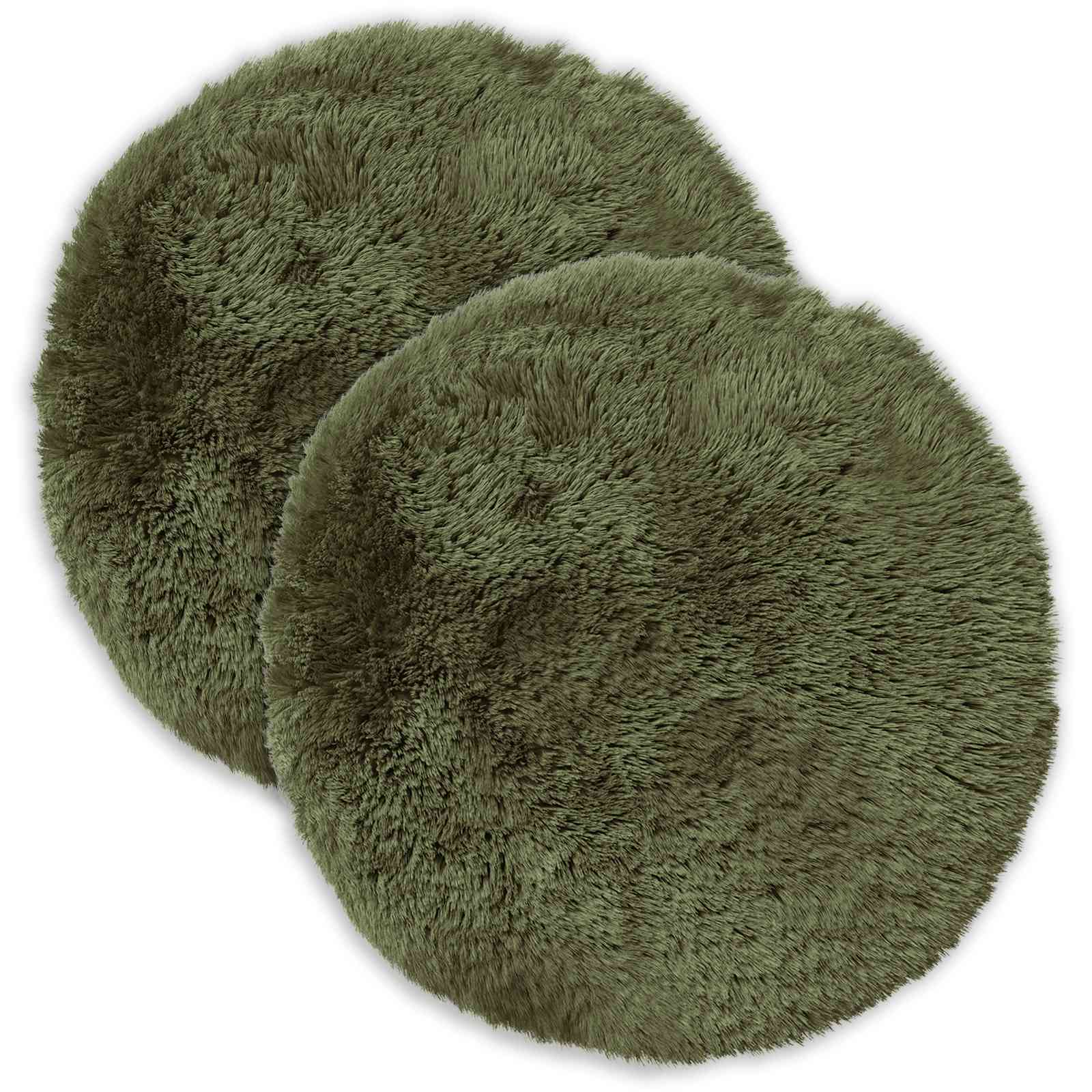 Párna huzat 2 pcs heerlen zöld ø 40 cm pv mikroplüss