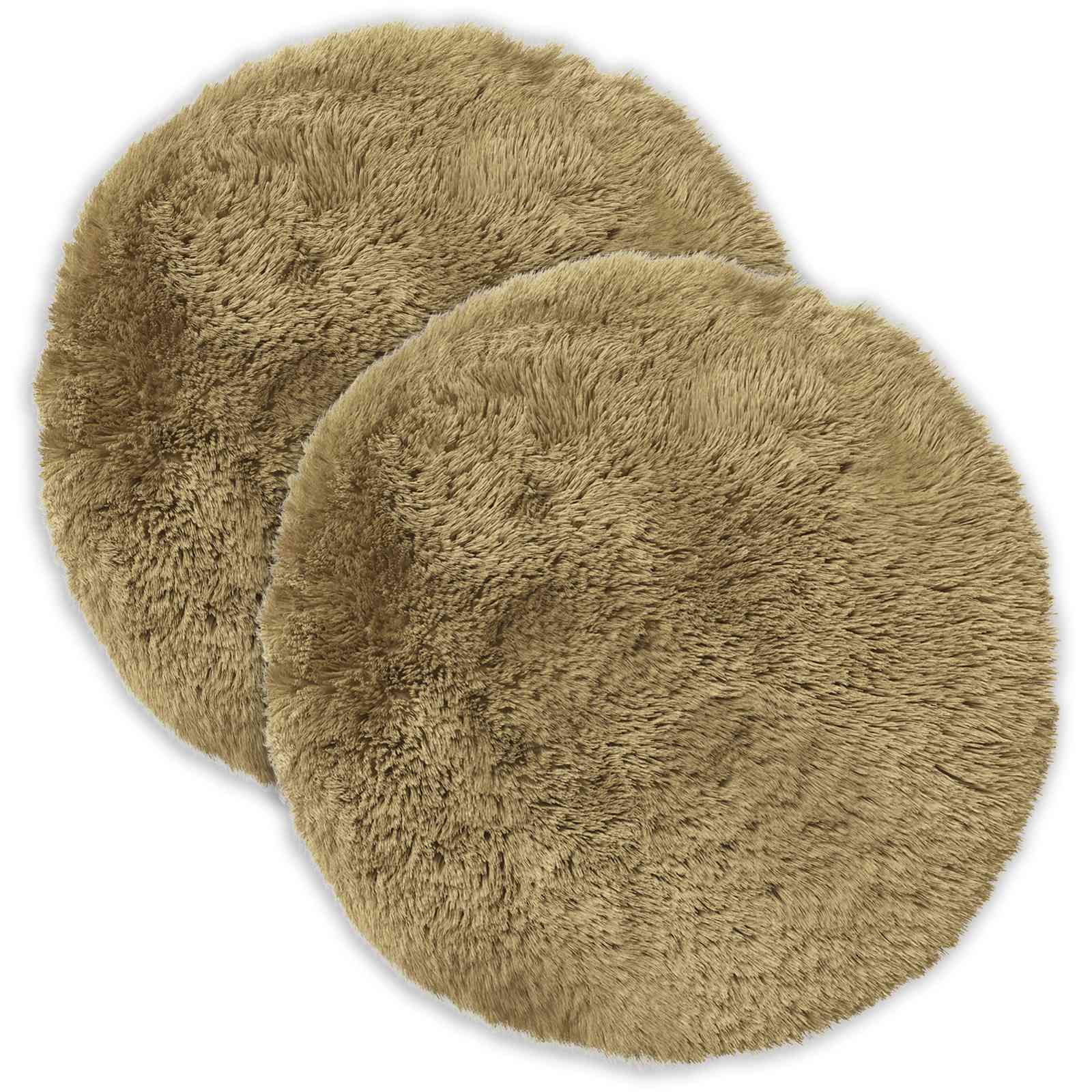 Párna huzat 2 pcs heerlen világos zöld ø 40 cm pv mikroplüss