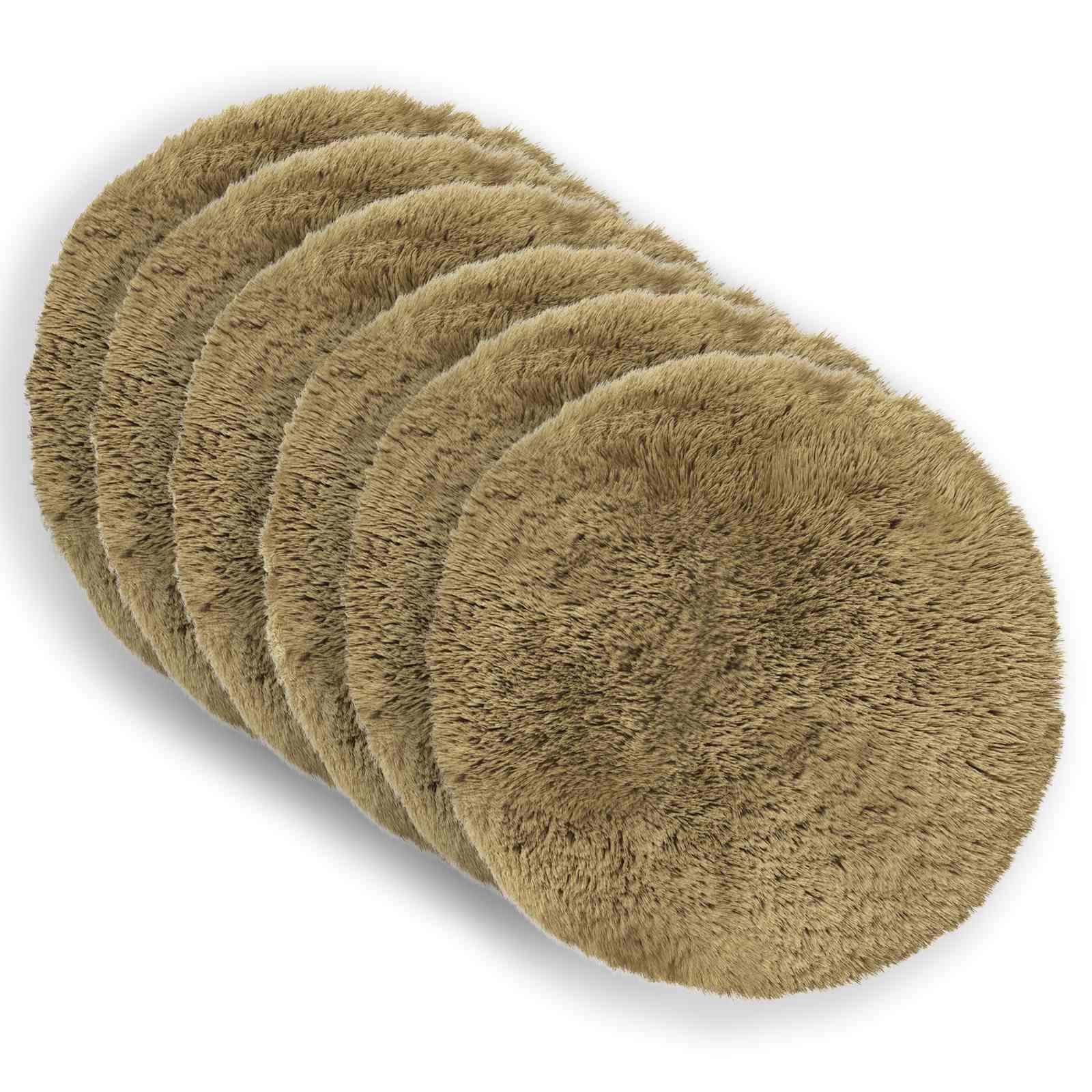Párna huzat 6 pcs heerlen világos zöld ø 40 cm pv mikroplüss