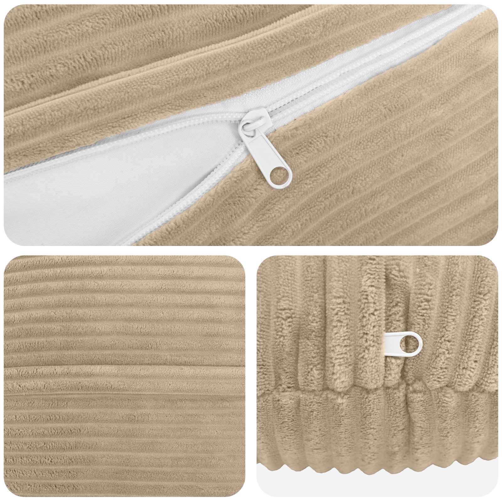 Párna huzat 2 pcs heerlen tópszínű ø 50 cm cord