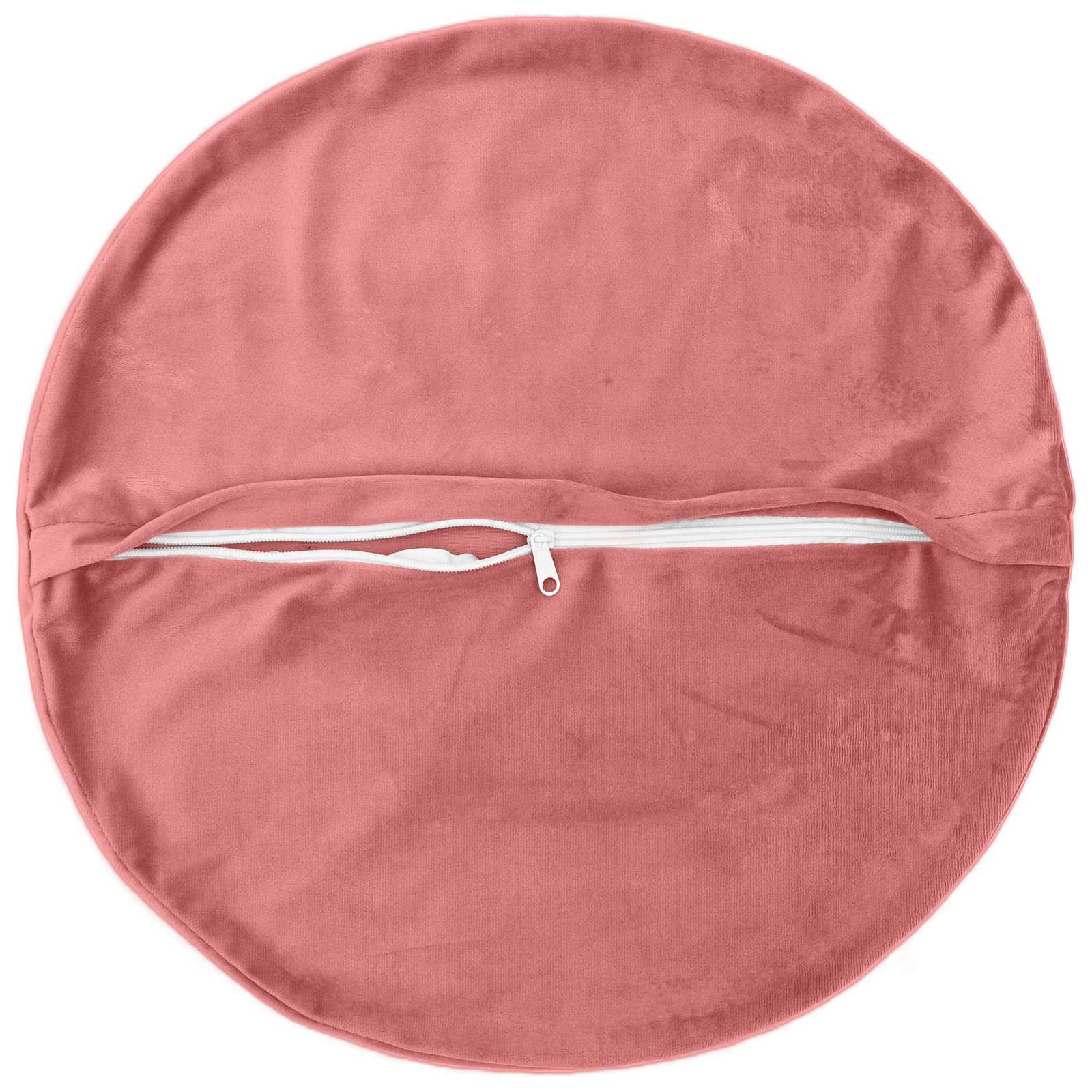 Párna huzat 6 pcs heerlen rózsaszín ø 60 cm bársony