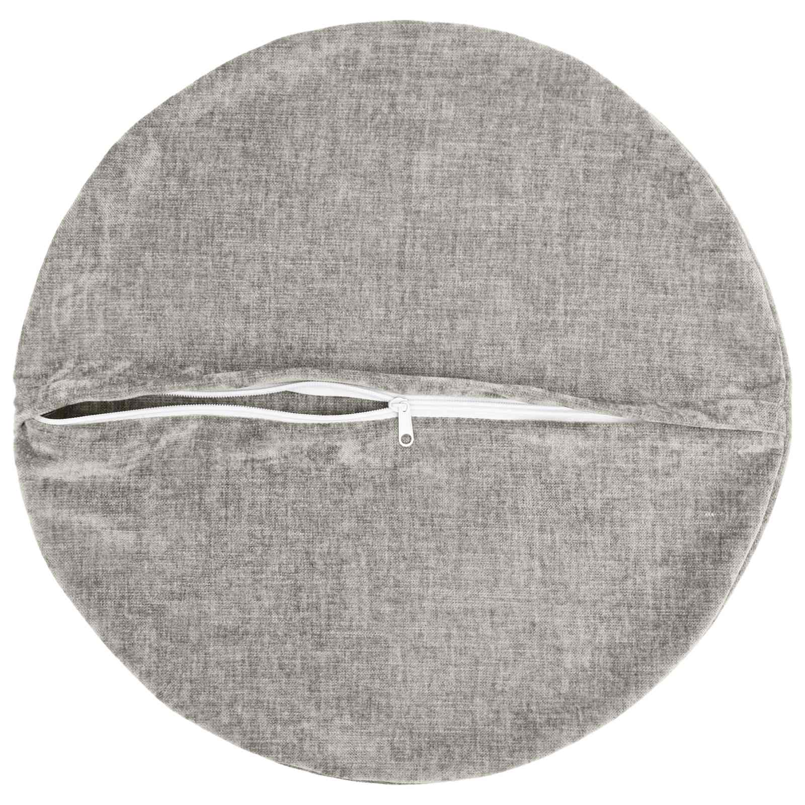 Párna huzat 2 pcs heerlen világosszürke ø 60 cm chenille szövet