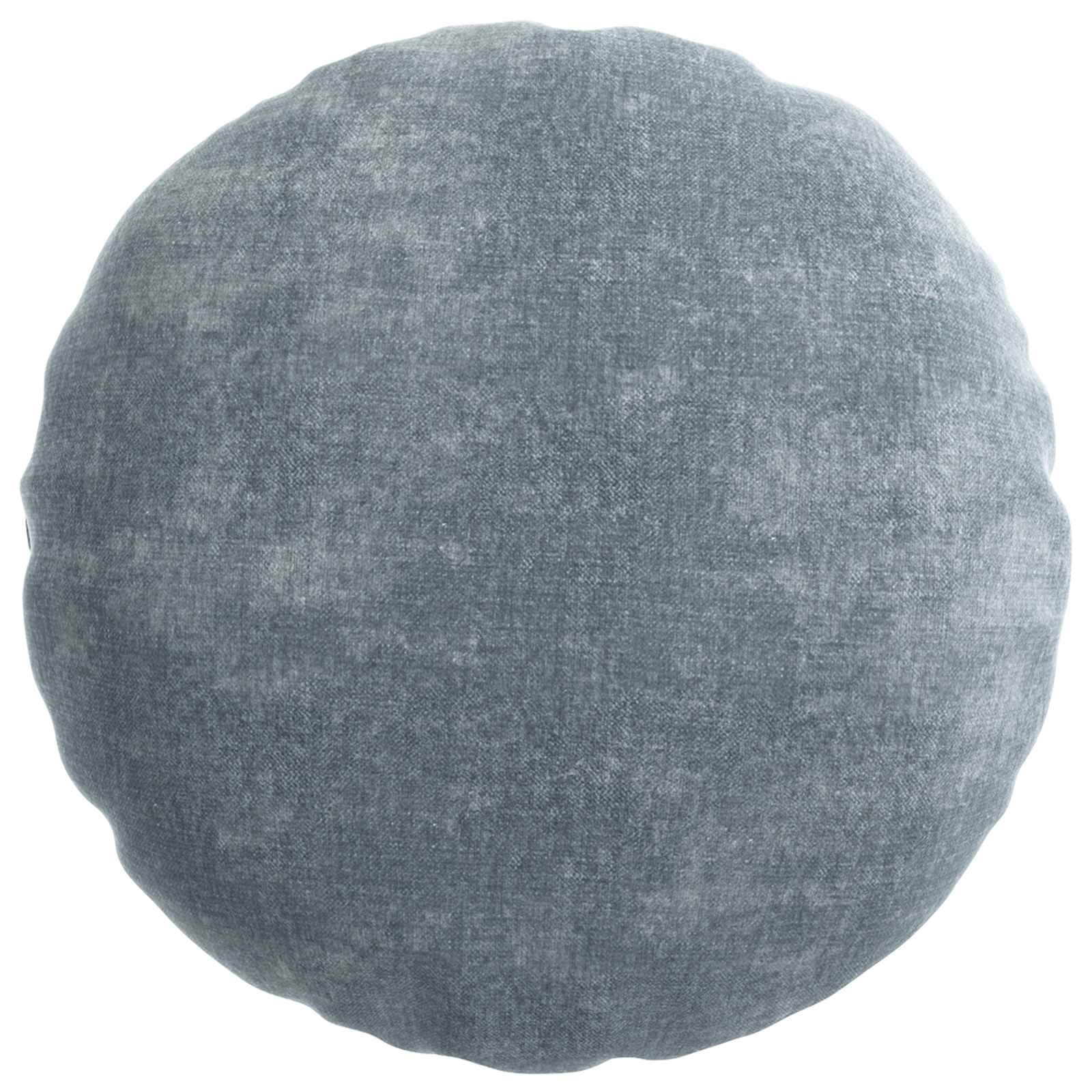 Párna huzat 2 db heerlen világoskék ø 60 cm chenille szövet