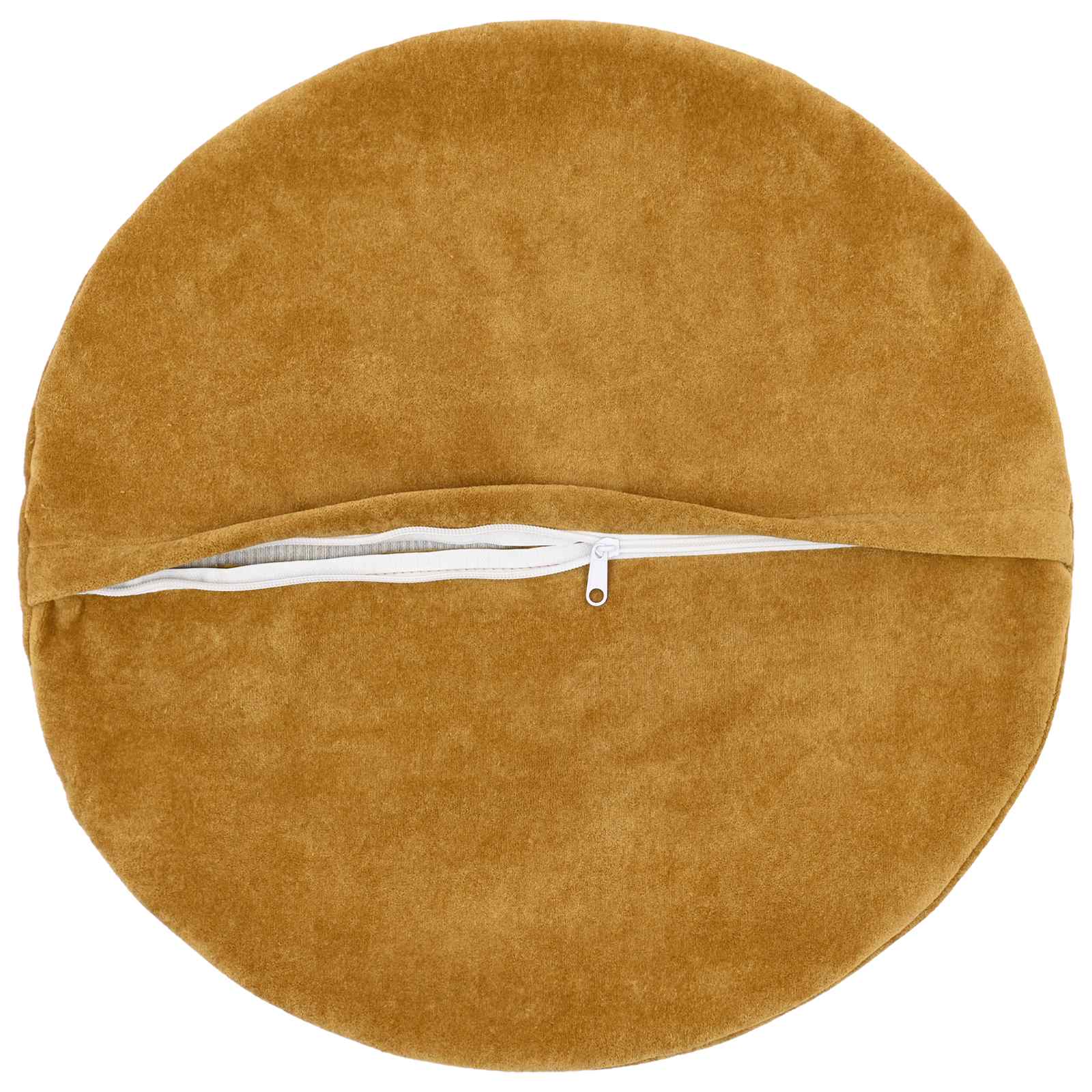Párna huzat 6 pcs heerlen sárga ø 60 cm mikroszálas plüss