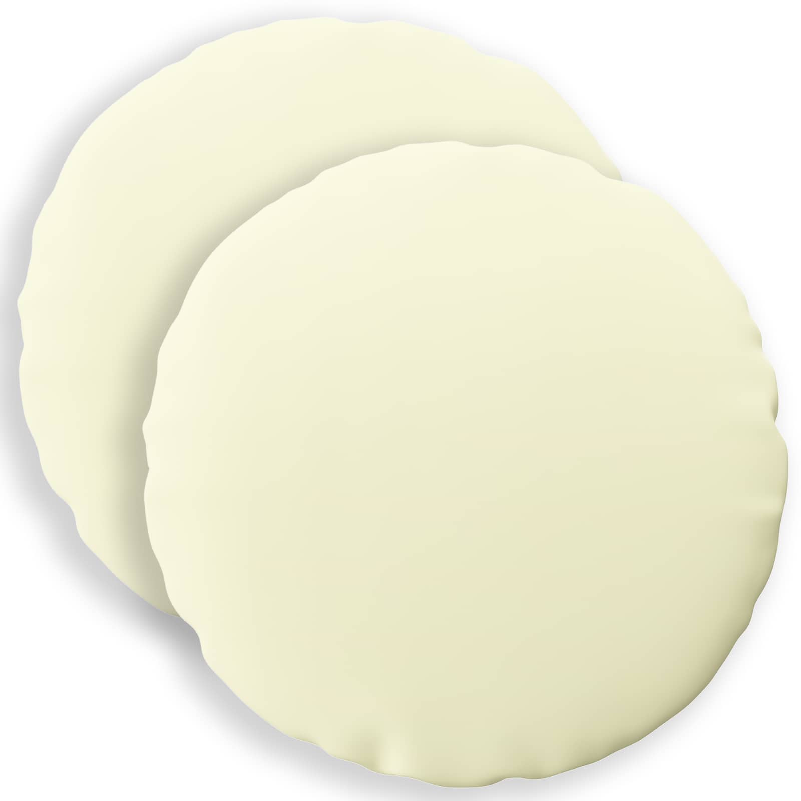 Párna huzat 2 pcs heerlen krémszínű ø 60 cm poliészter