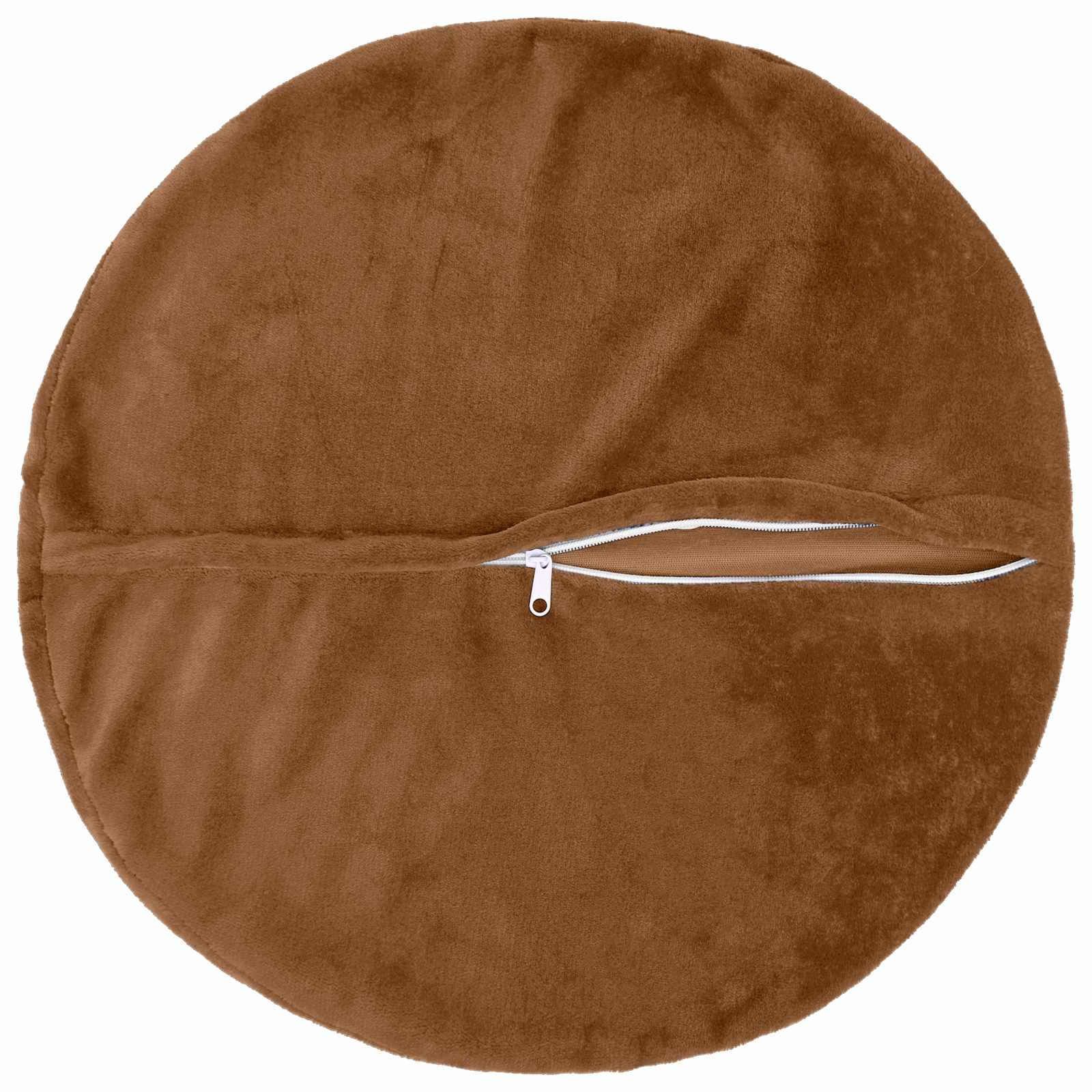 Párna huzat 2 pcs heerlen világos barna ø 60 cm flanell