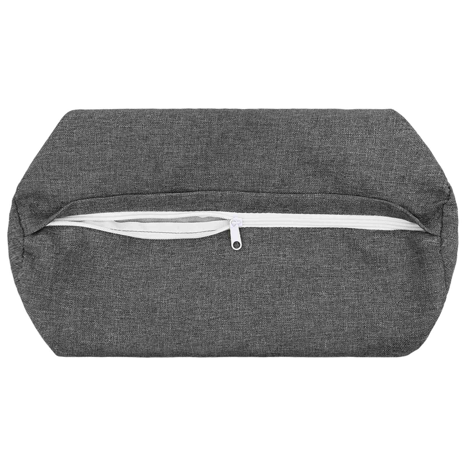Párna huzat 6 db heerlen világosszürke ø 15 x 40 cm szövet
