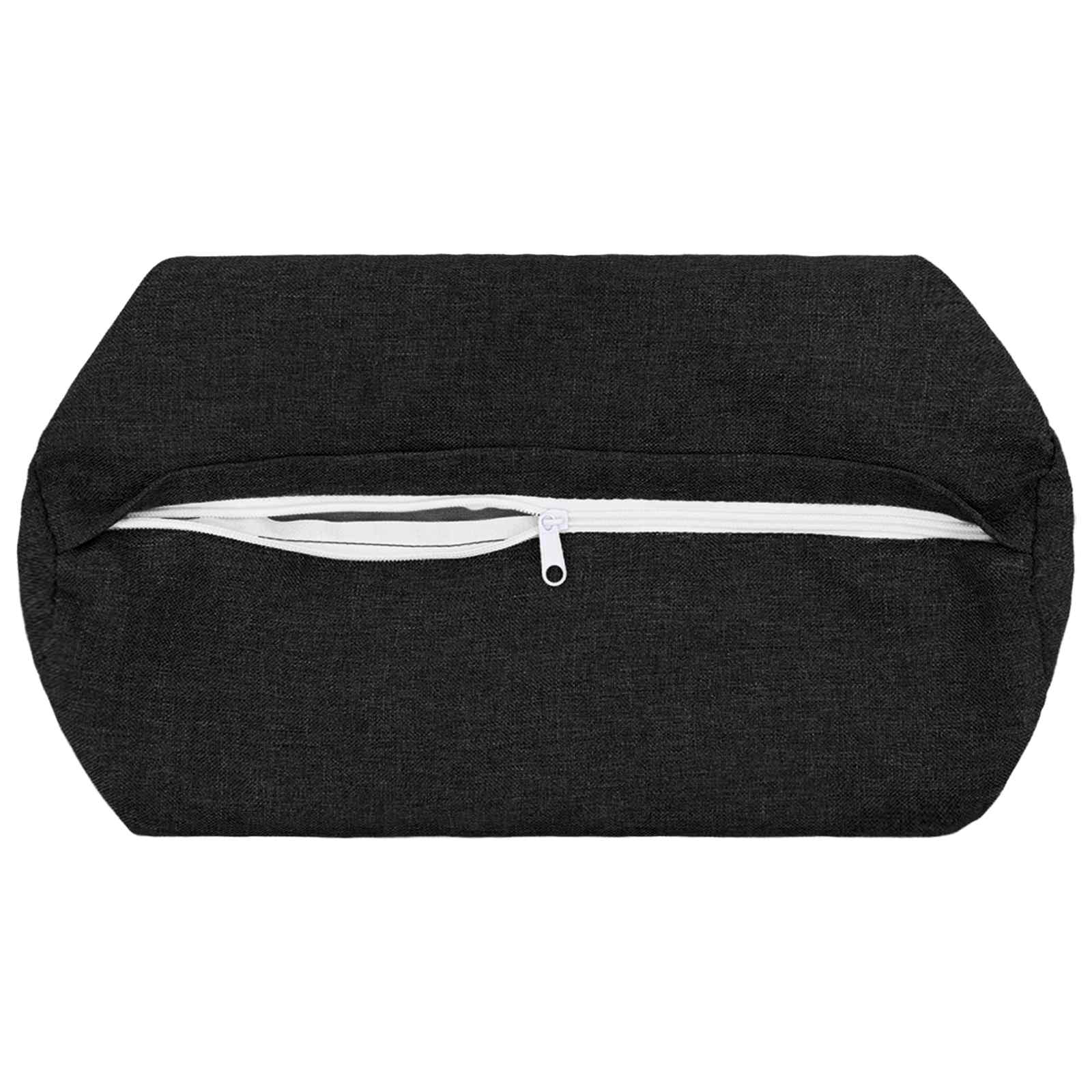 Párna huzat 2 db heerlen fekete ø 15 x 40 cm szövet