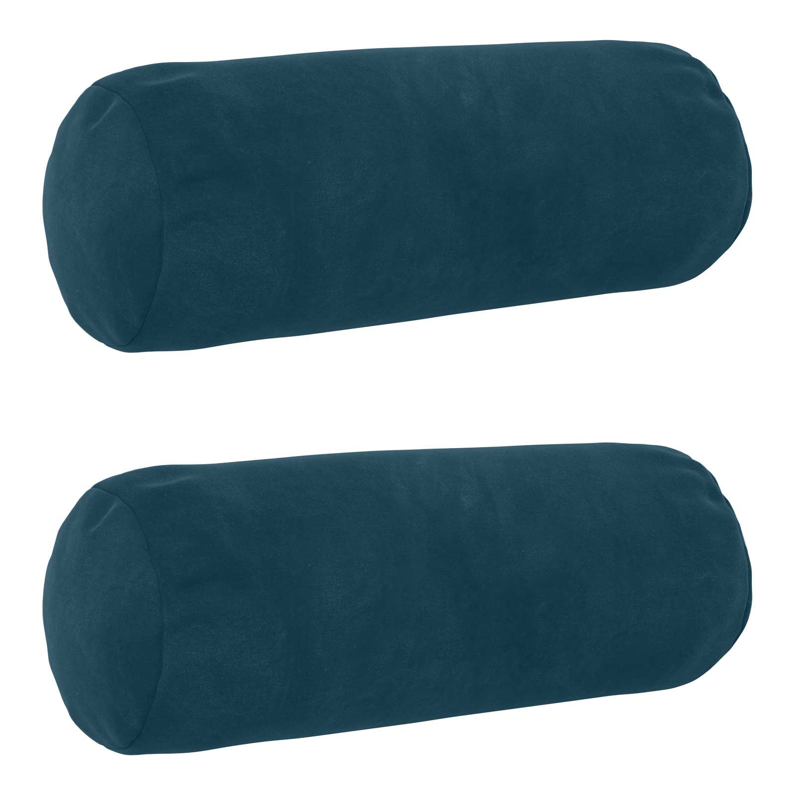 Párna huzat 2 pcs heerlen kék ø 15 x 40 cm bársony