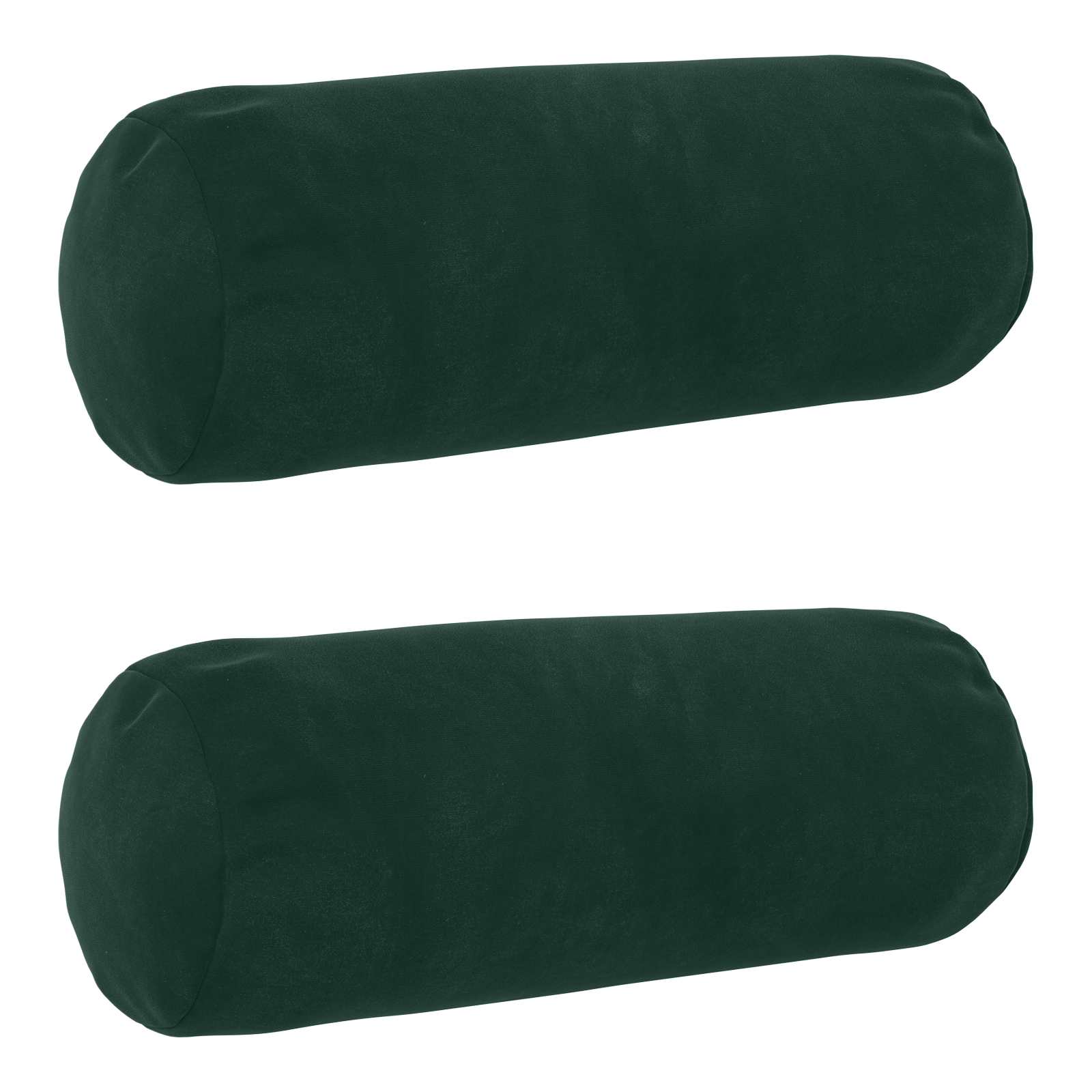 Párna huzat 2 pcs heerlen sötétzöld ø 15 x 40 cm bársony