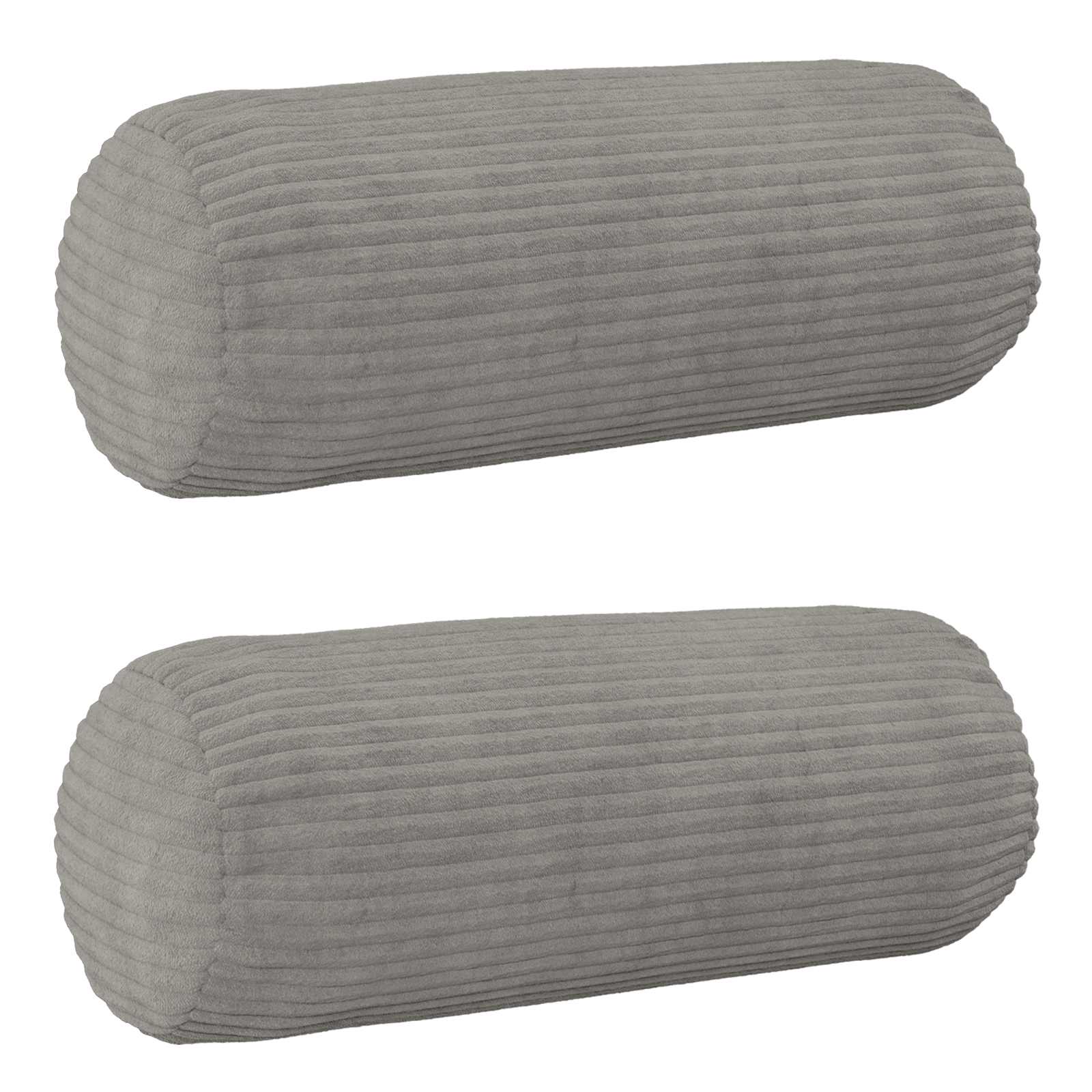 Párna huzat 2 pcs heerlen világosszürke ø 15 x 40 cm cord