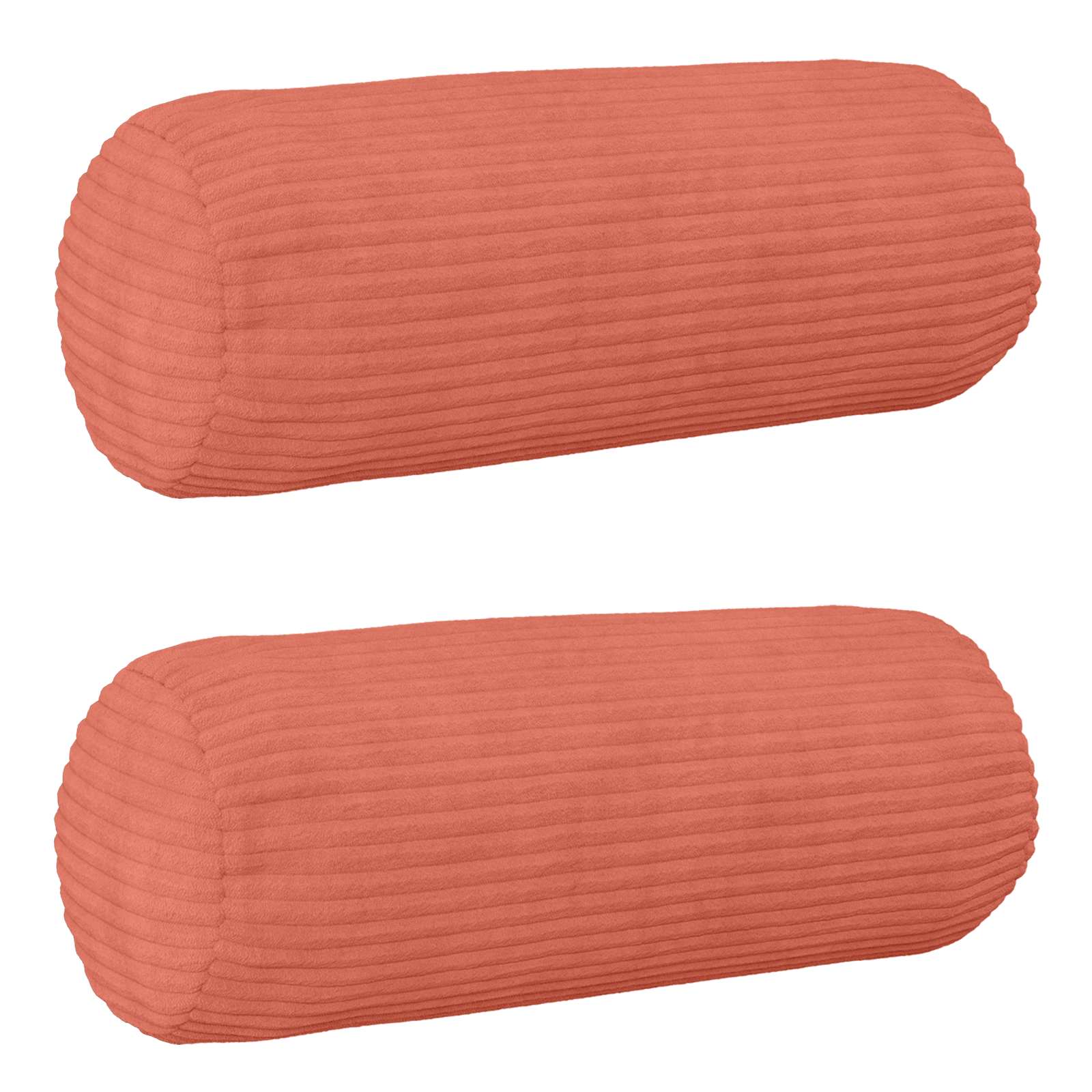 Párna huzat 2 pcs heerlen piros narancs ø 15 x 40 cm cord