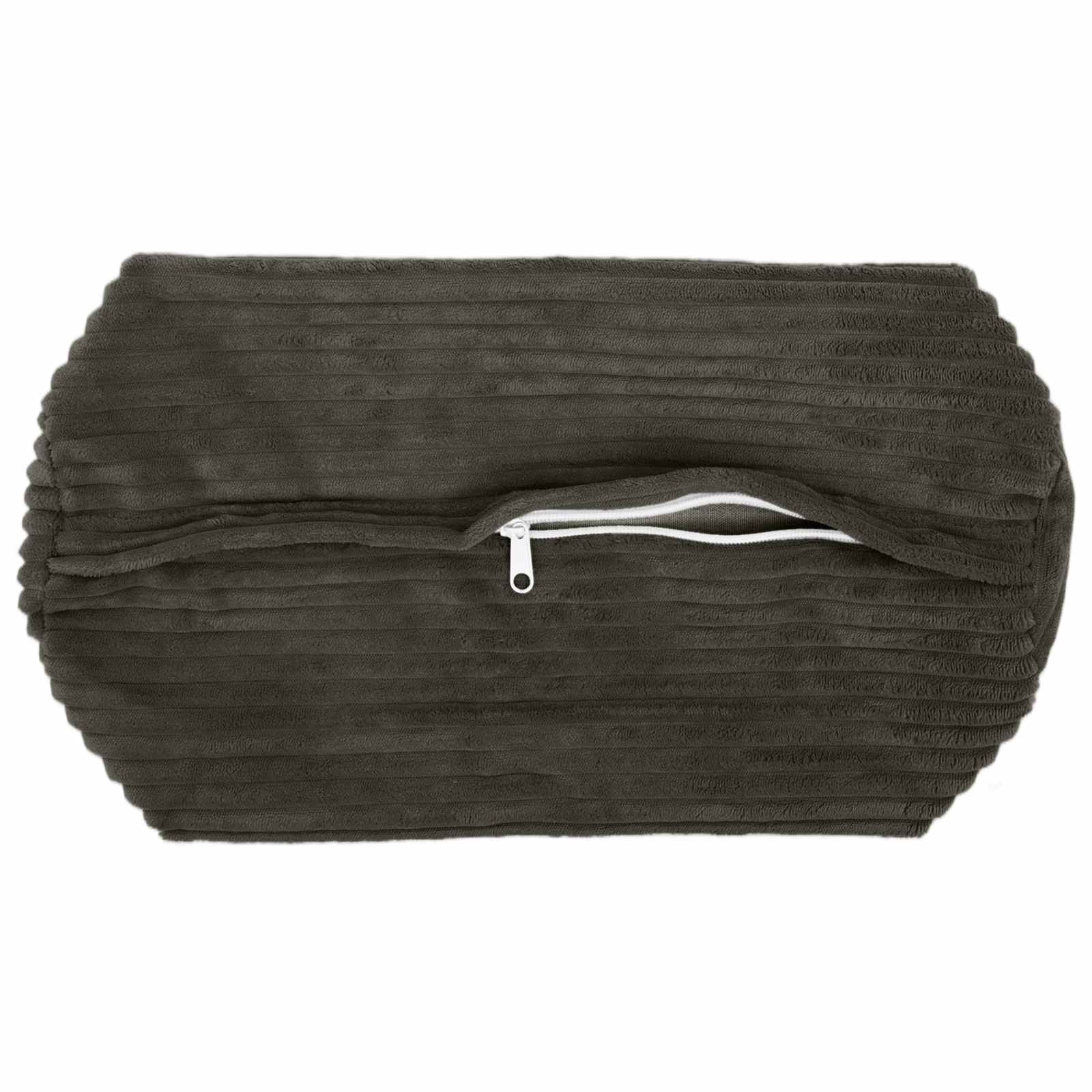 Párna huzat 2 pcs heerlen antracitszürke ø 15 x 40 cm cord