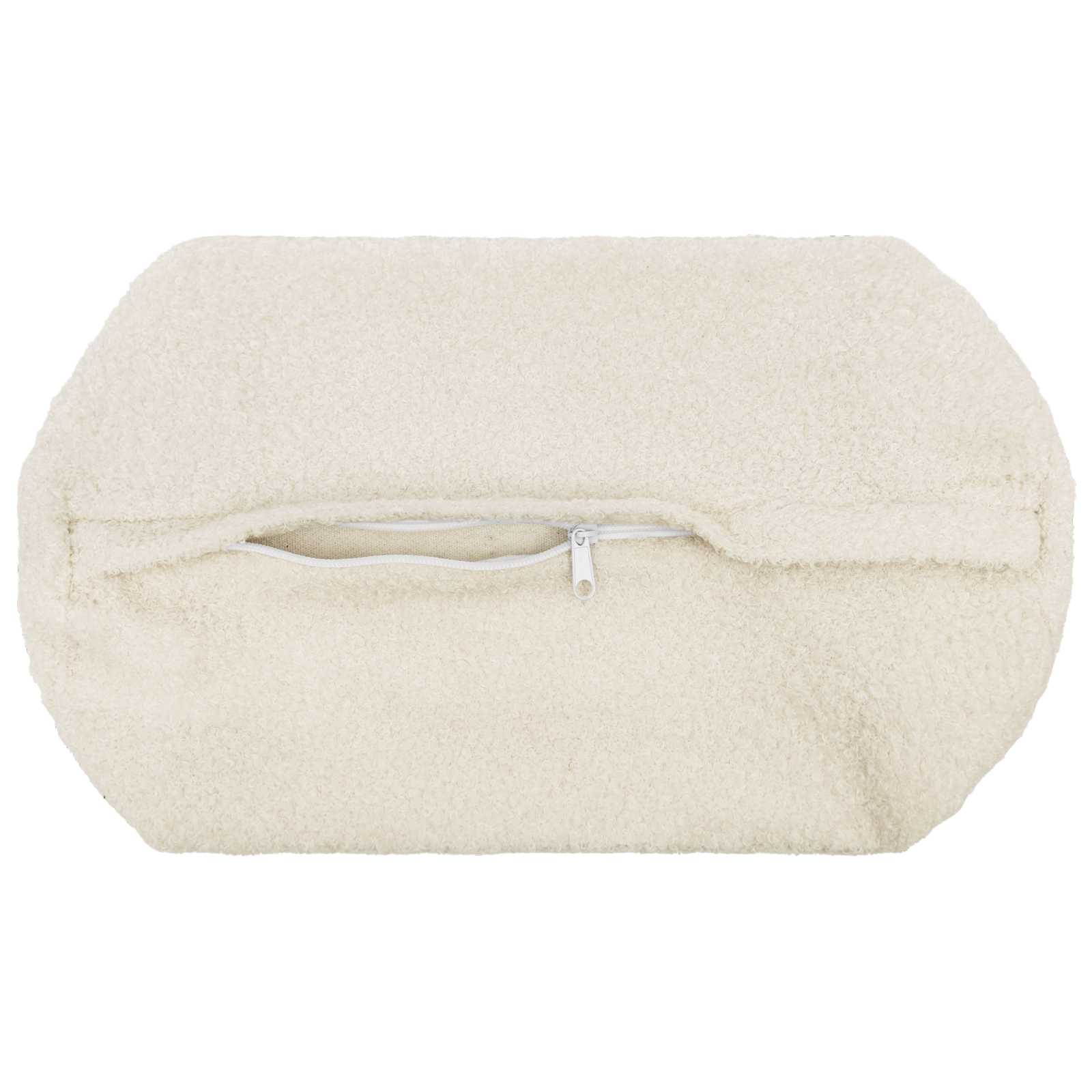 Párna huzat 2 pcs heerlen krémszínű ø 15 x 40 cm bouclé