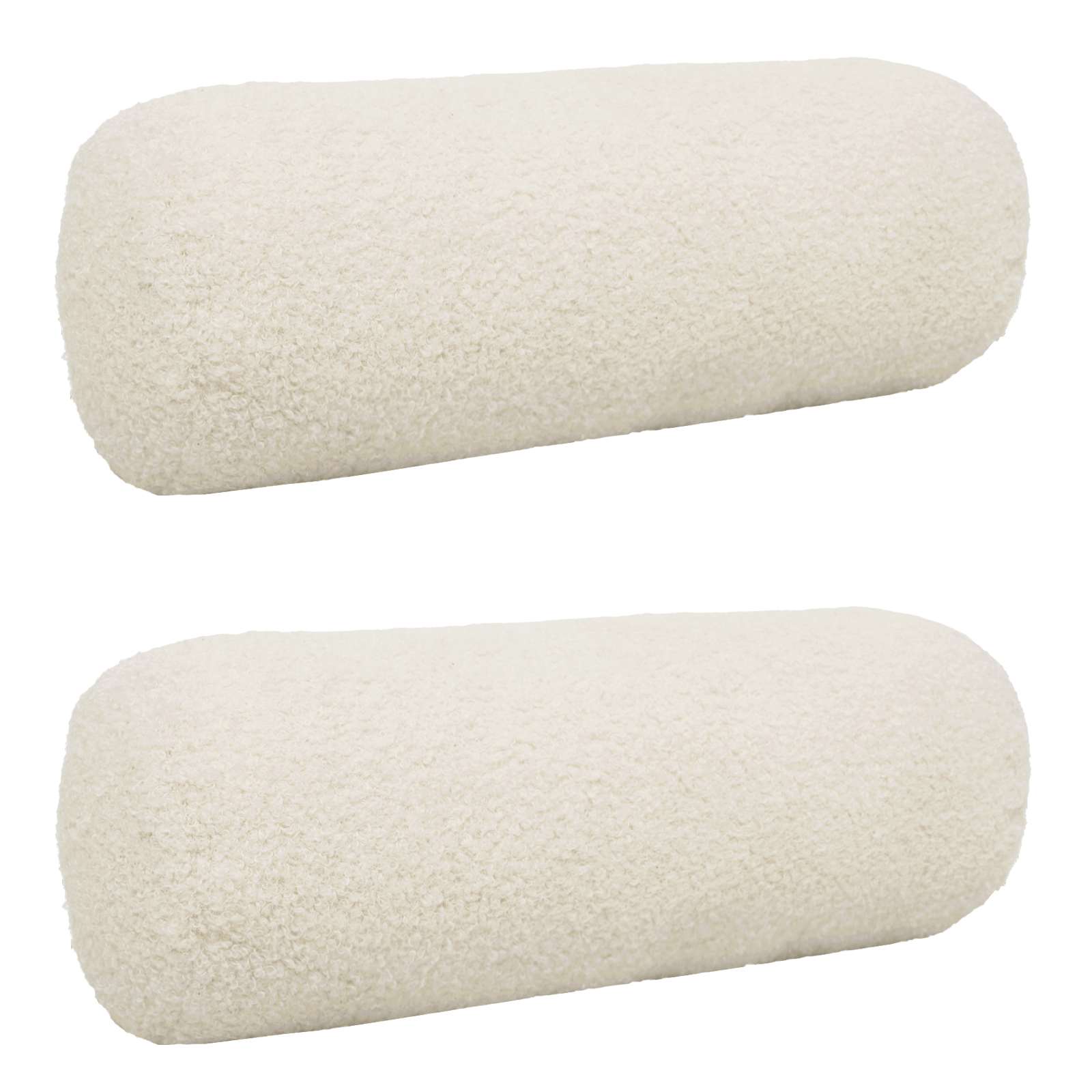 Párna huzat 2 pcs heerlen krémszínű ø 15 x 40 cm bouclé