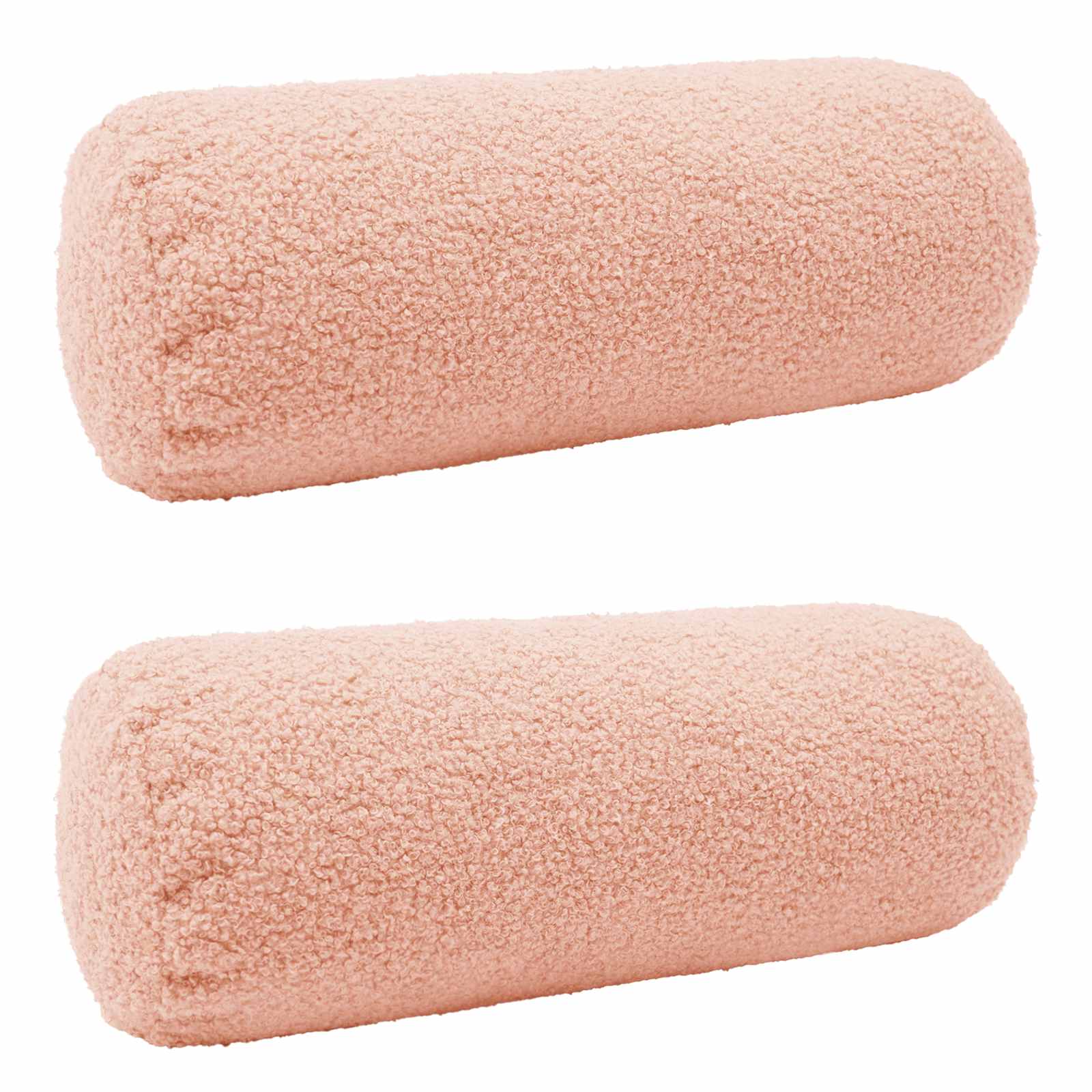 Párna huzat 2 pcs heerlen rózsaszín ø 15 x 40 cm bouclé